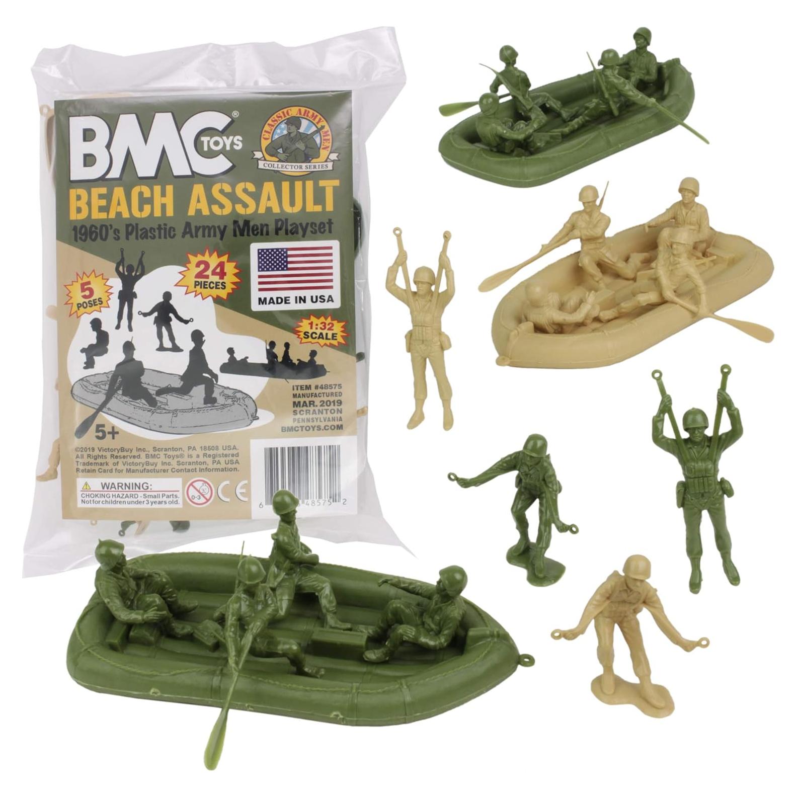 Soldados de Plástico BMC WW2 24pc Verde Oliva y Tan