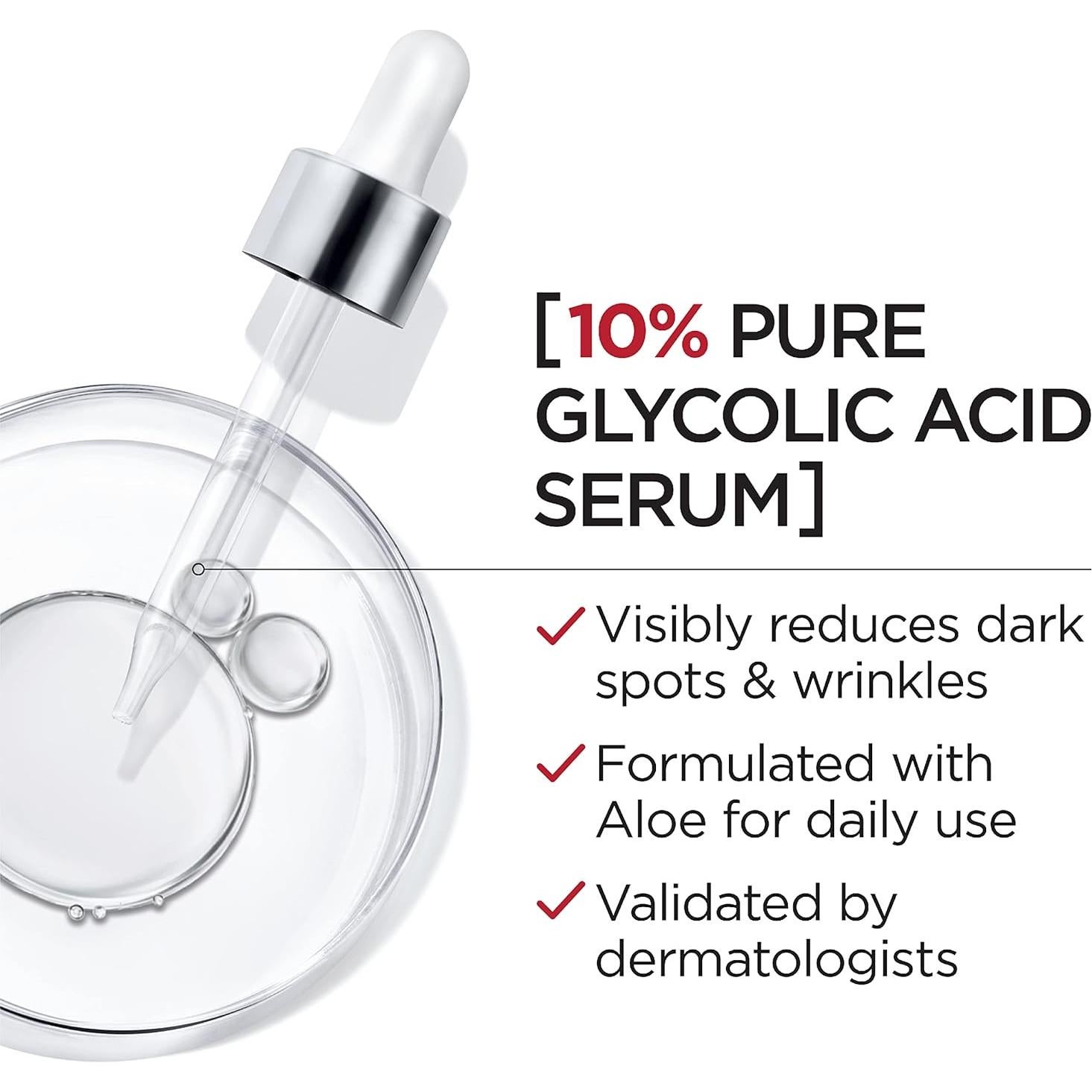 Suero Facial L'Oreal Revitalift 10% Ácido Glicólico 30ml