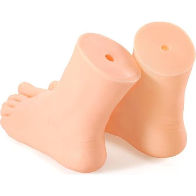 Pie de maniquí realista PVC Yangshine 24.5cm para exhibición