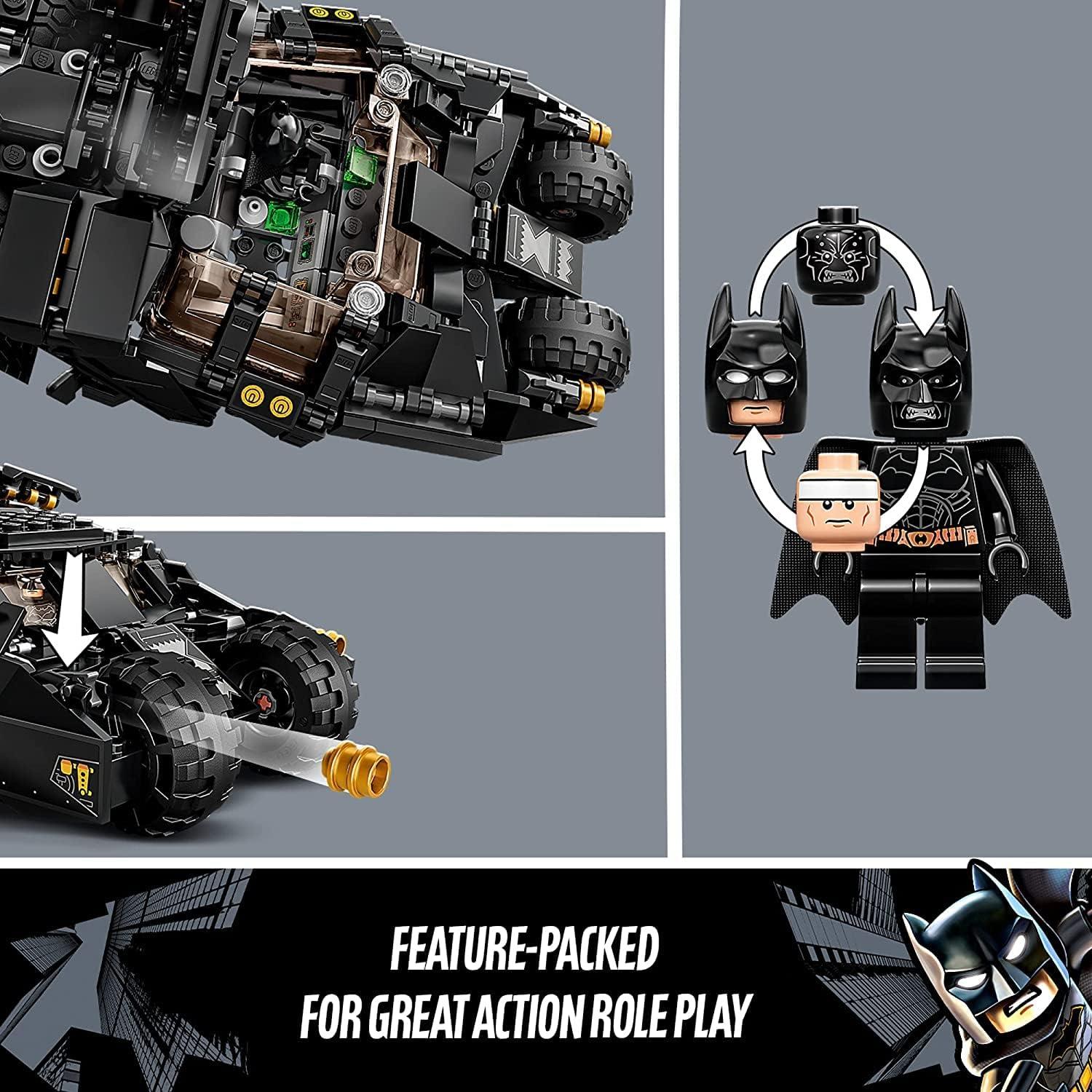LEGO Batmóvil Tumbler 76239 con Batman y Espantapájaros