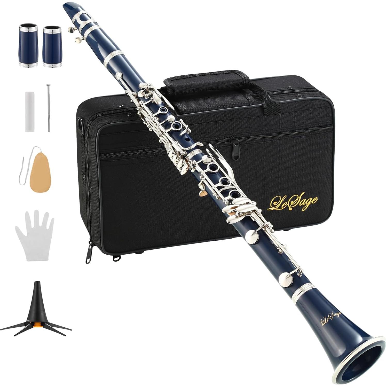 Clarinete LeSage CLA-BU para Estudiantes en Si Bemol