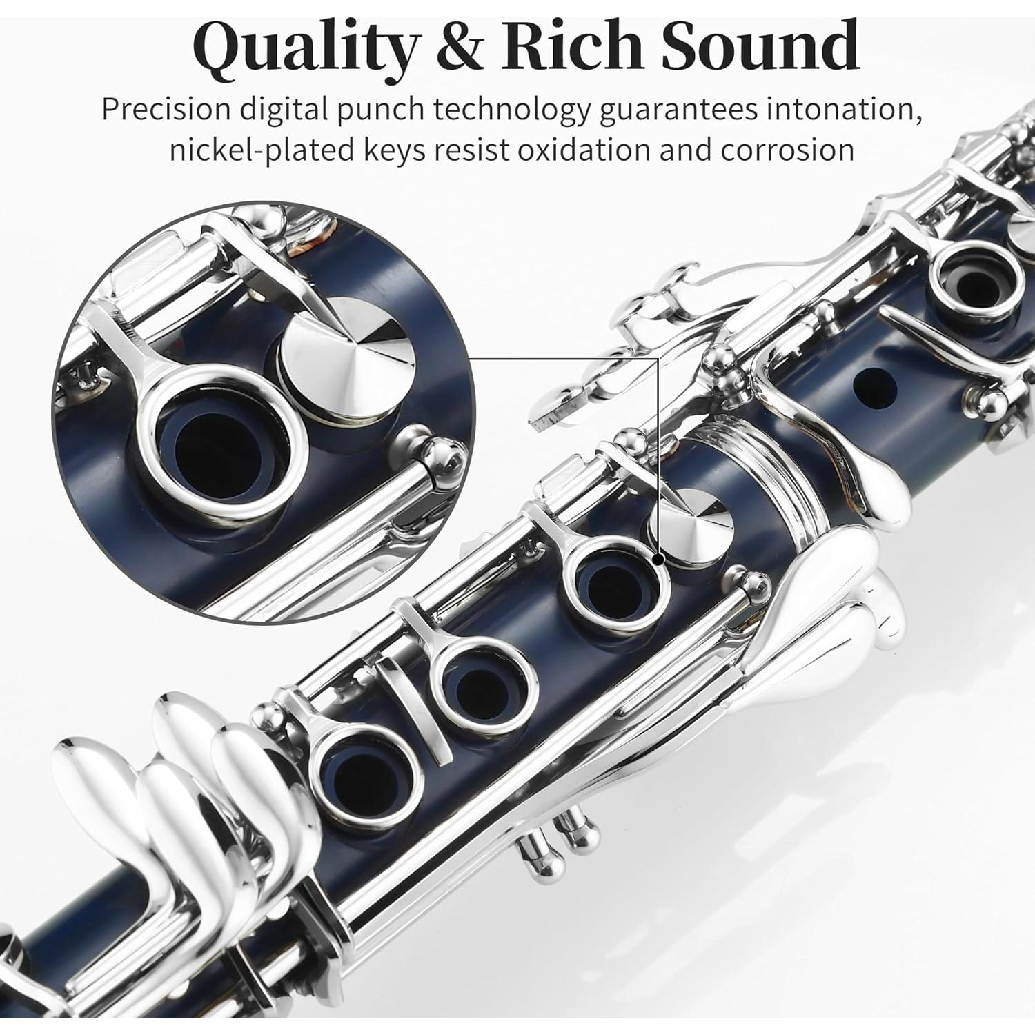 Clarinete LeSage CLA-BU para Estudiantes en Si Bemol