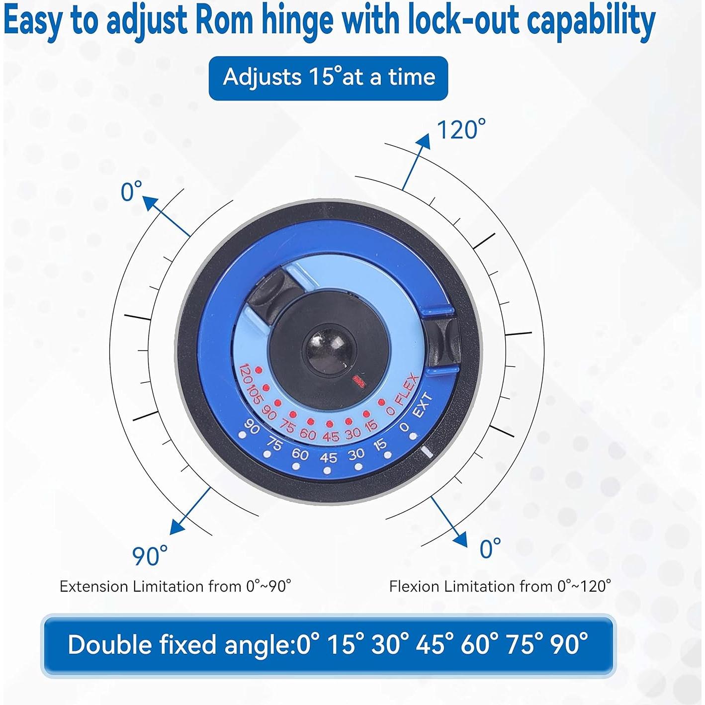 Soporte de Codo Orthomen Ajustable con Bisagra ROM para Recuperación