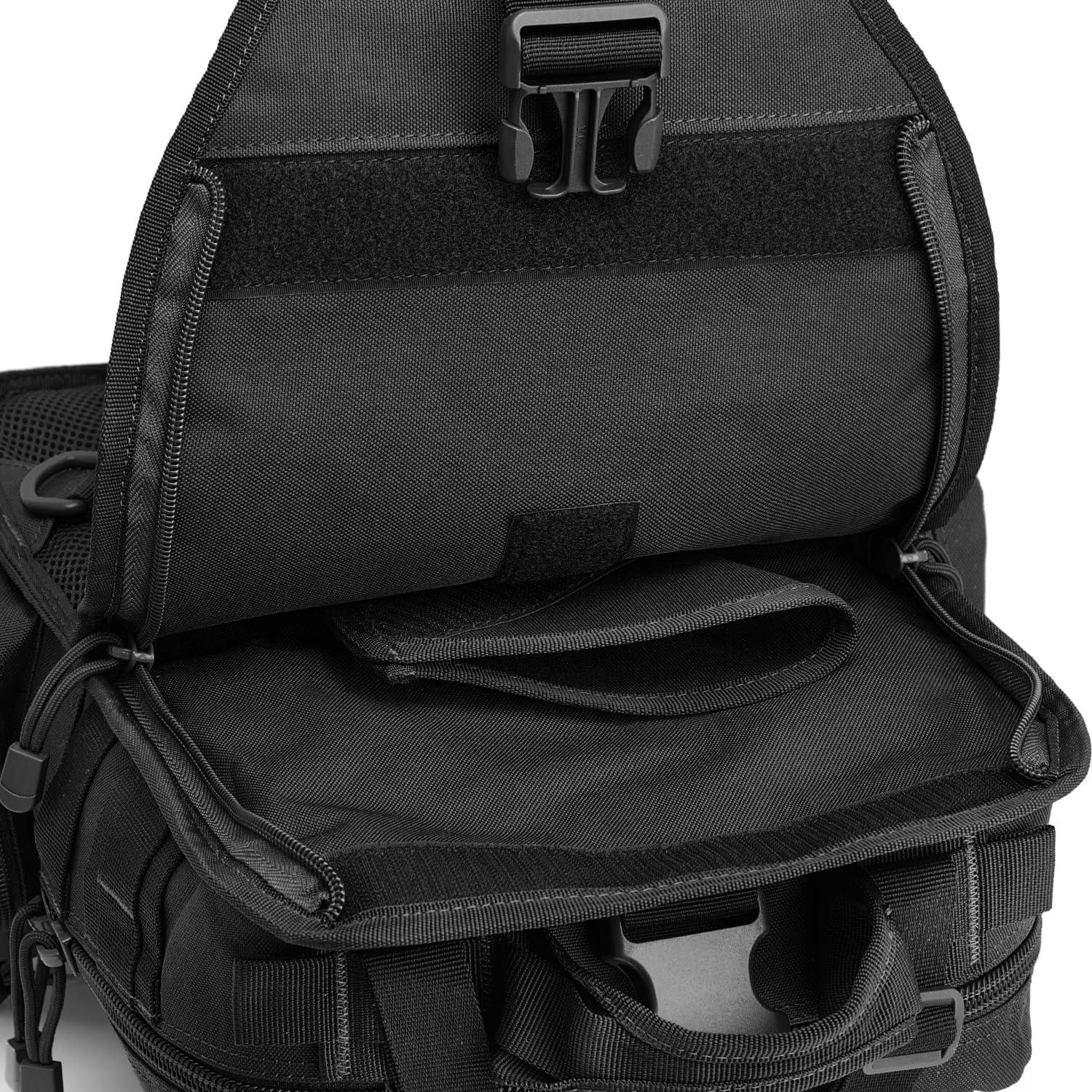 Mochila Táctica EDC G4Free Negra 20L para Senderismo y Caza