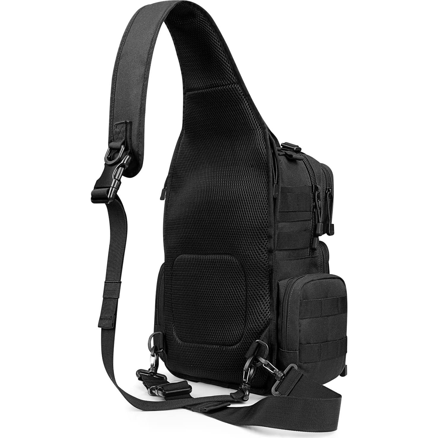 Mochila Táctica EDC G4Free Negra 20L para Senderismo y Caza