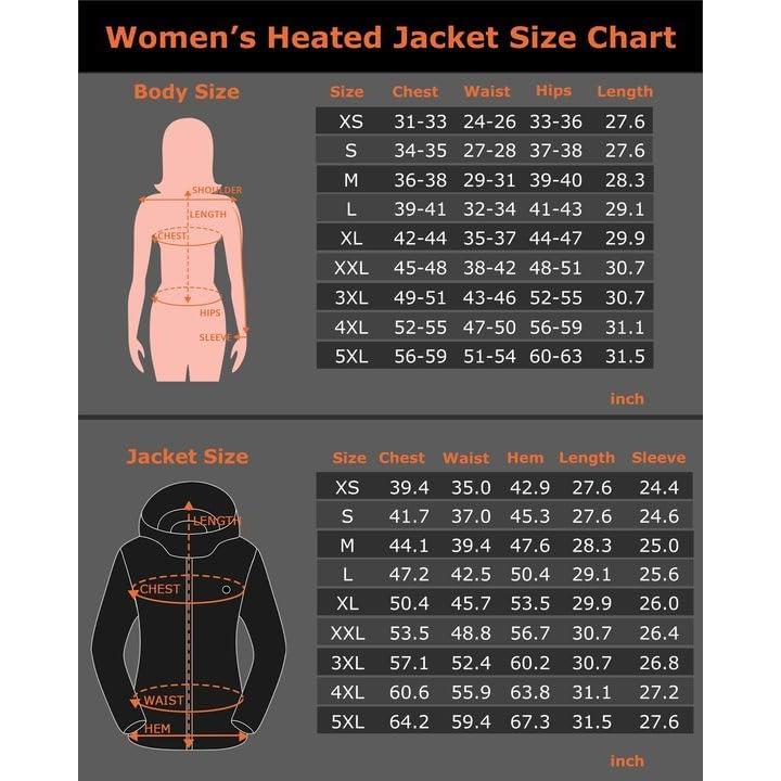 Chaqueta Térmica Venustas para Mujeres con Batería 7.2V