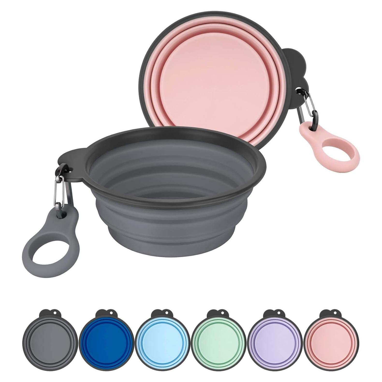 Cuencos Plegables para Perros Aonkey - 2 Piezas 425ml