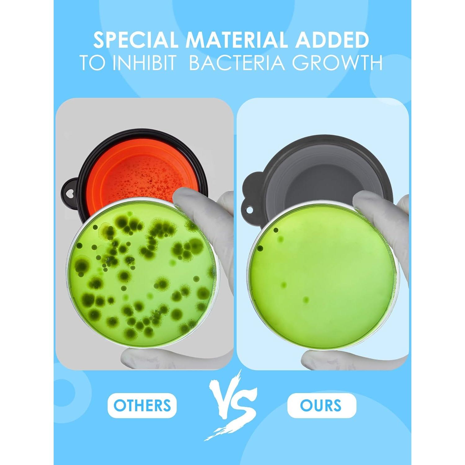 Cuencos Plegables para Perros Aonkey - 2 Piezas 425ml