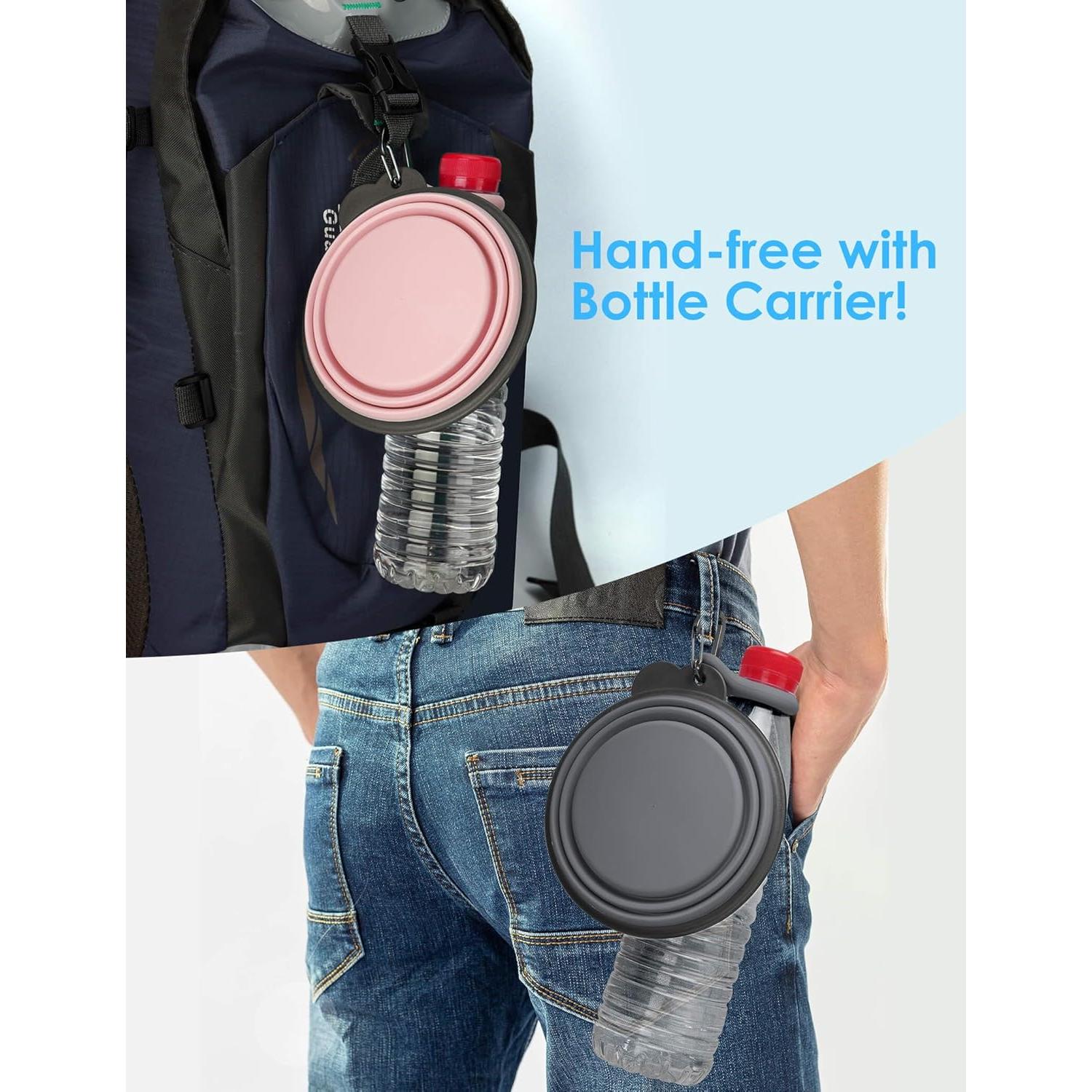 Cuencos Plegables para Perros Aonkey - 2 Piezas 425ml