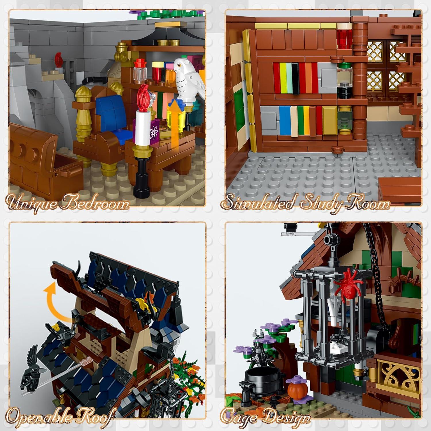 Set de Construcción Casa Medieval JMBricklayer 1964 Piezas
