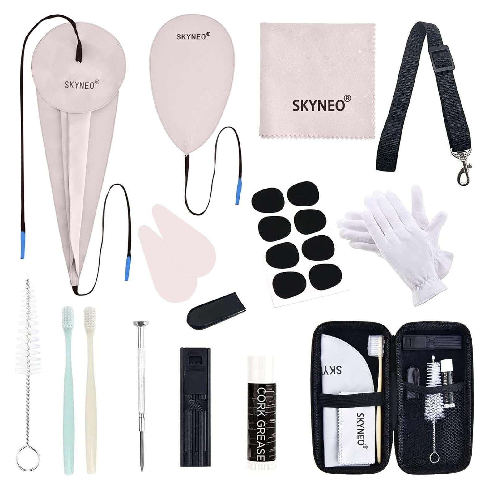 Kit de limpieza para saxofón SKYNEO con estuche y accesorios