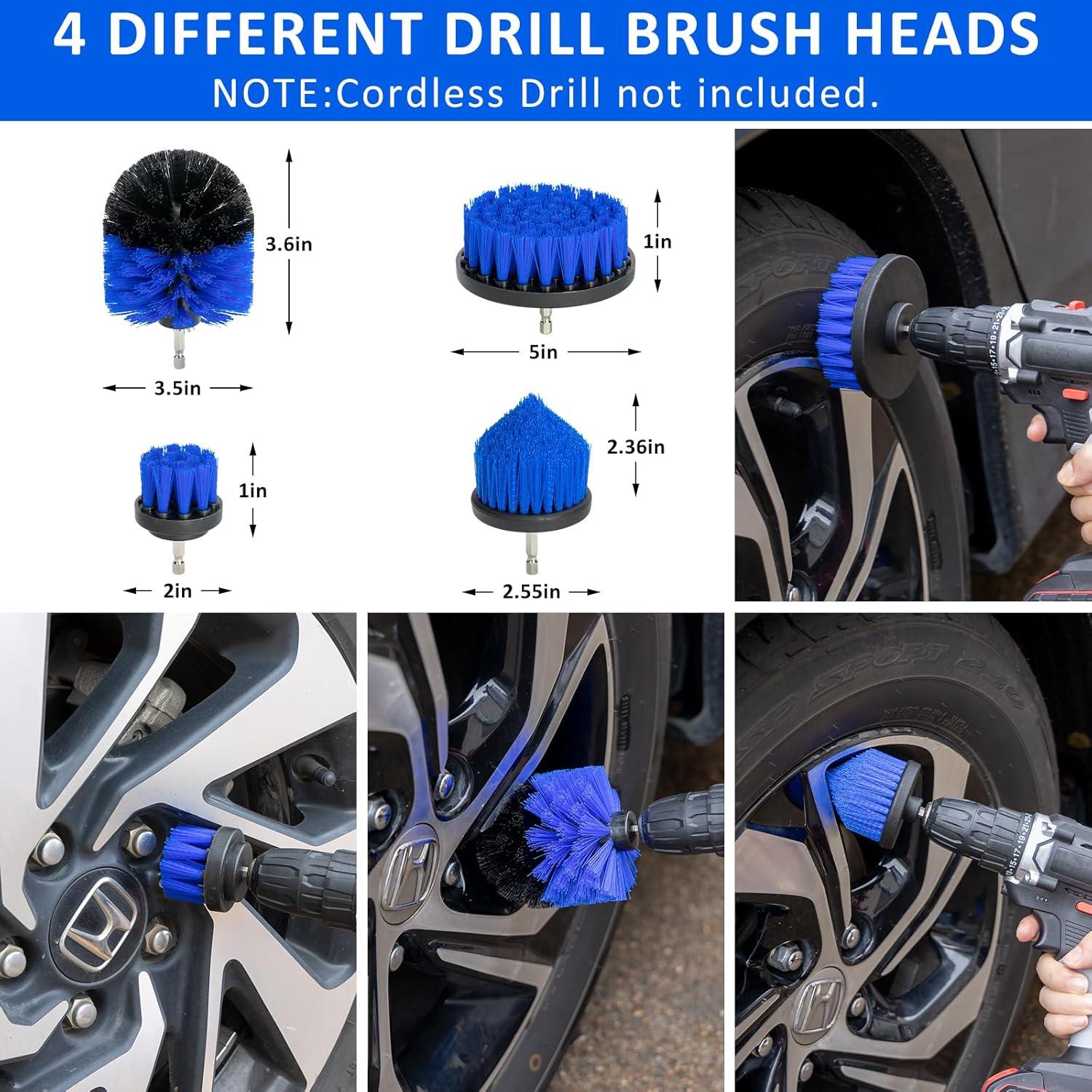 Kit de Detallado de Autos 30Pcs AUTODECO - Limpieza Interior y Exterior