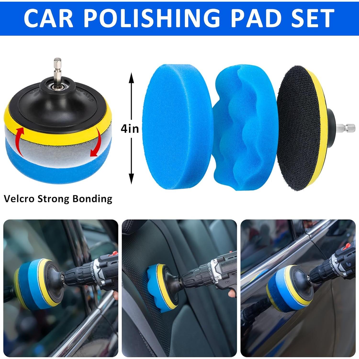 Kit de Detallado de Autos 30Pcs AUTODECO - Limpieza Interior y Exterior