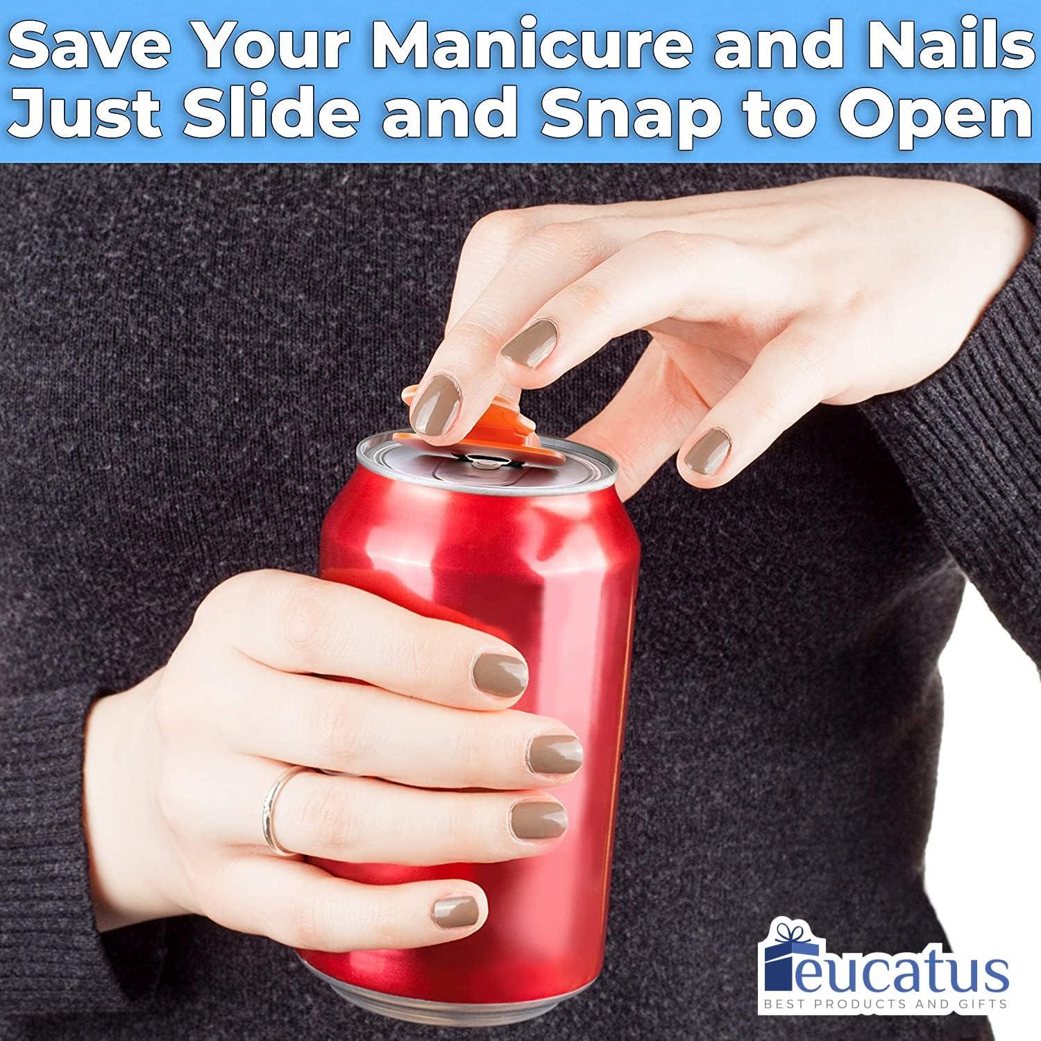 Set de 6 Tapas de Lata EUCATUS para Bebidas - Protección Insectos