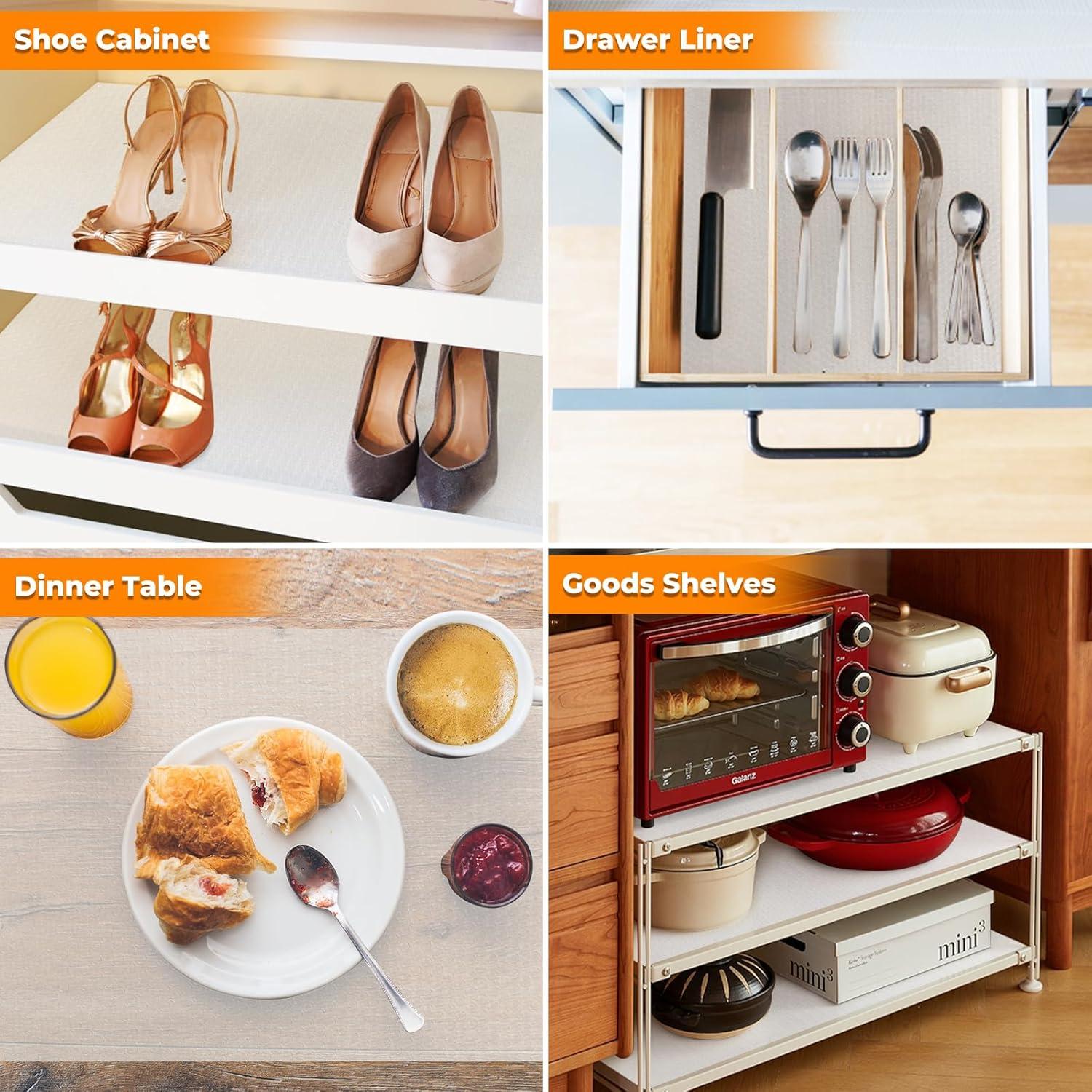 Forro Antideslizante para Estante PetGirl 30cm x 6m Lavable