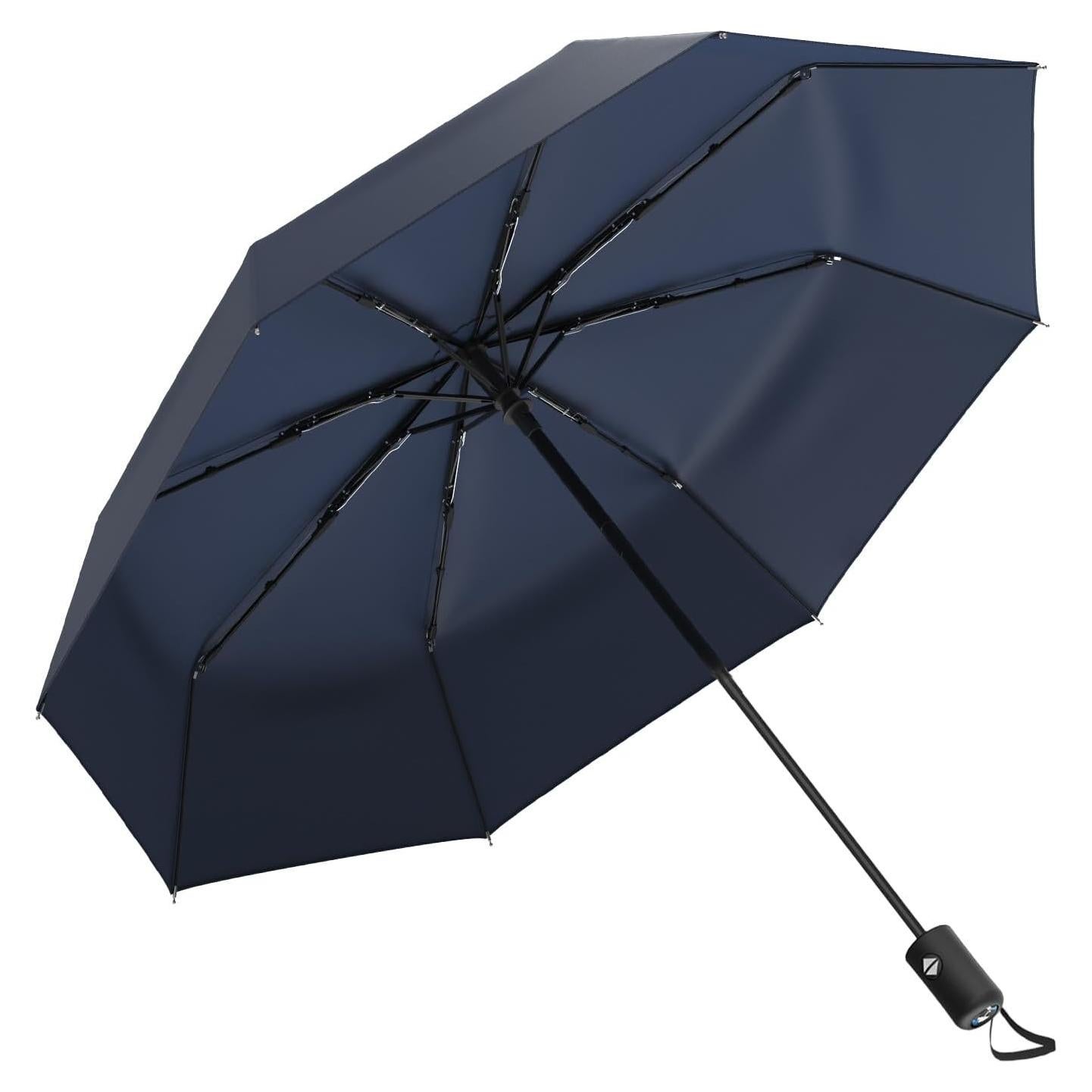 Paraguas Compacto Rain-Mate Automático a Prueba de Viento