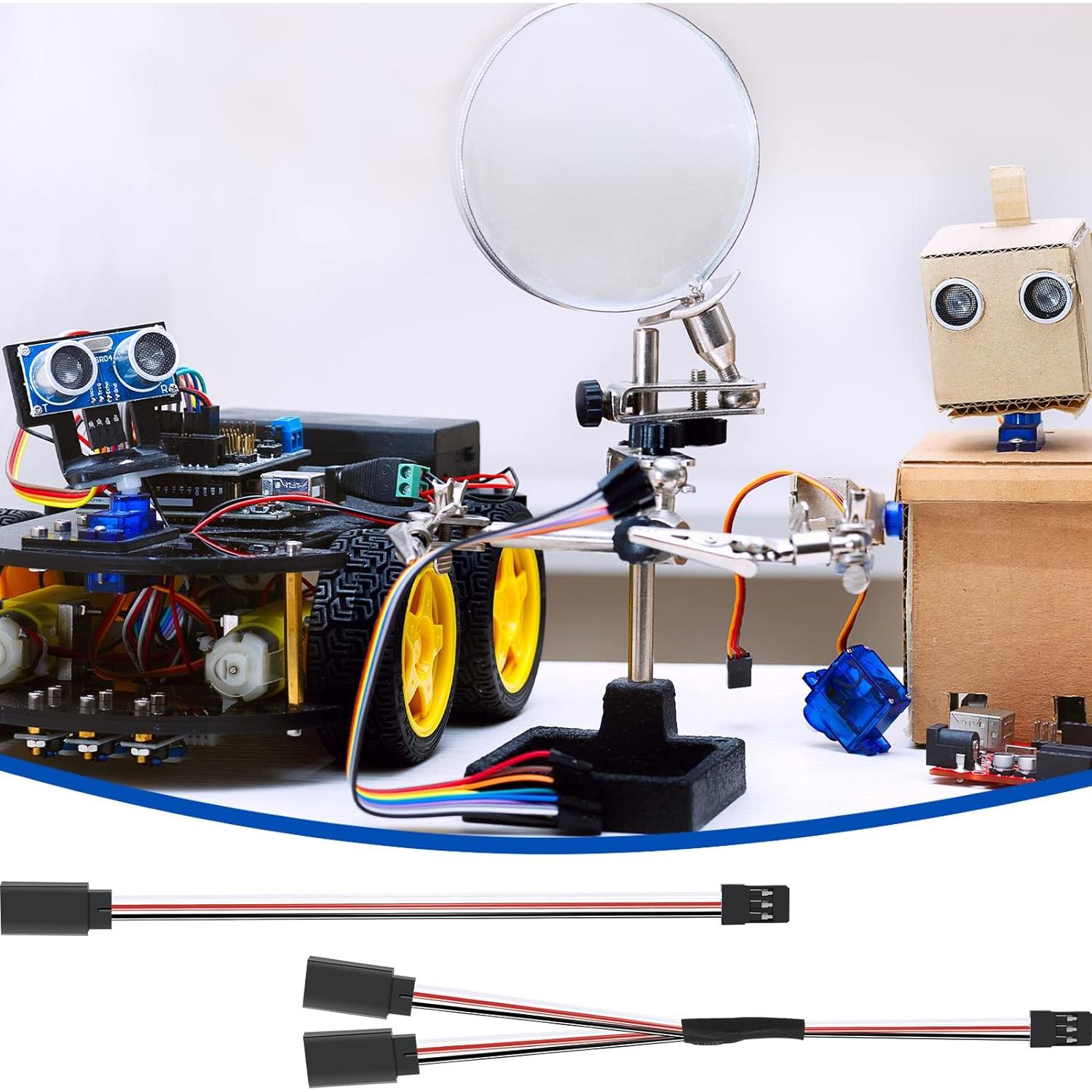 Conector Y 9 Piezas Eccliy 15 cm Macho a Hembra Servo