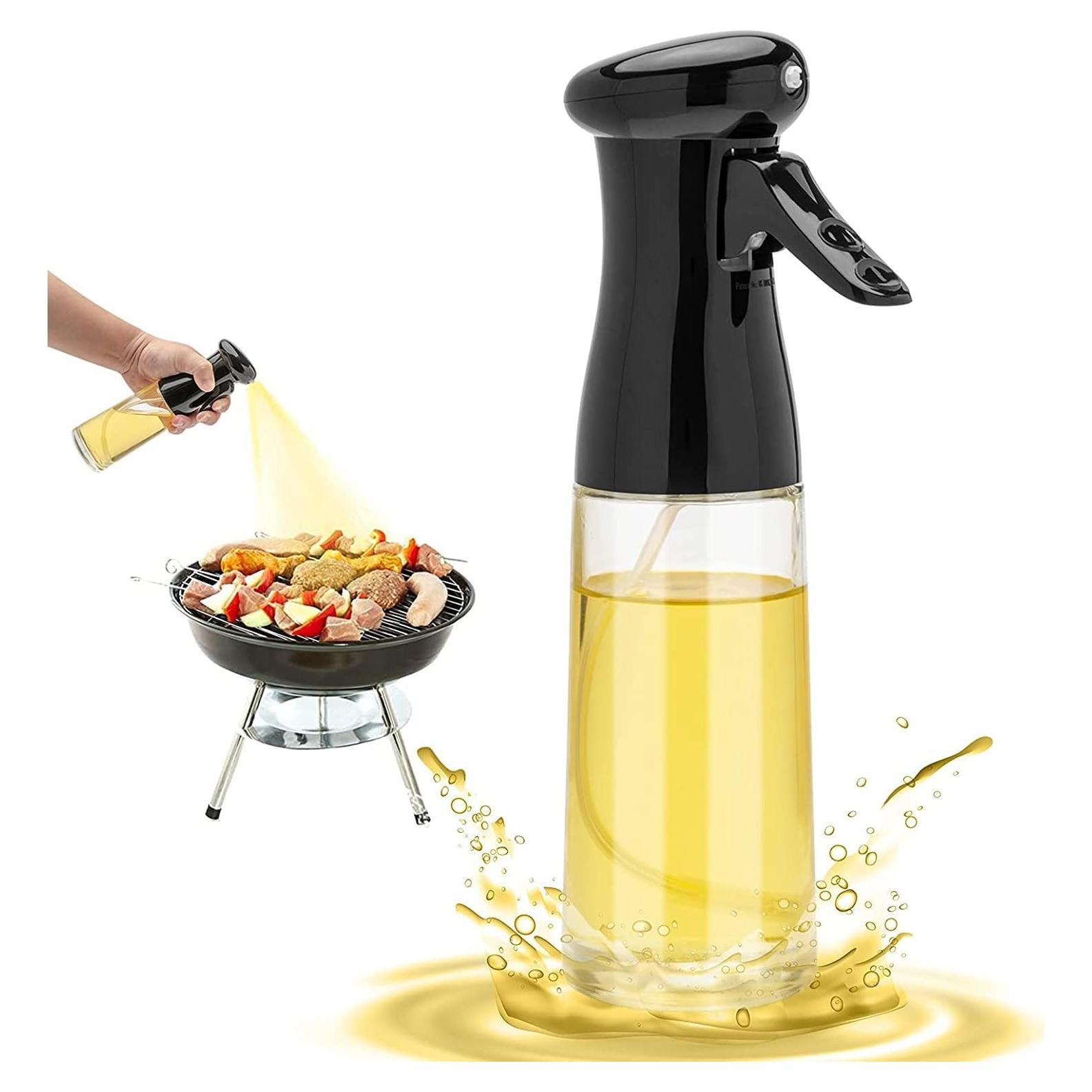 Pulverizador de Aceite de Oliva Honbuty 200ml Vidrio Reutilizable