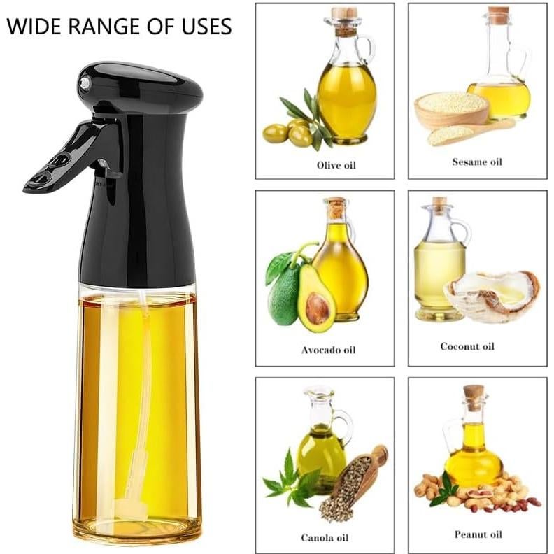 Pulverizador de Aceite de Oliva Honbuty 200ml Vidrio Reutilizable