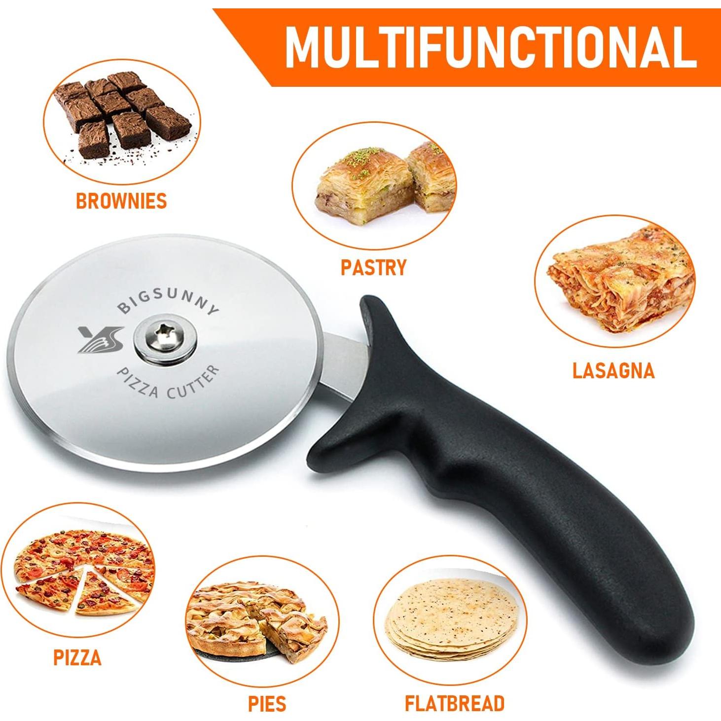 Cortador de Pizza MSY BIGSUNNY 10cm Acero Inoxidable Afilado
