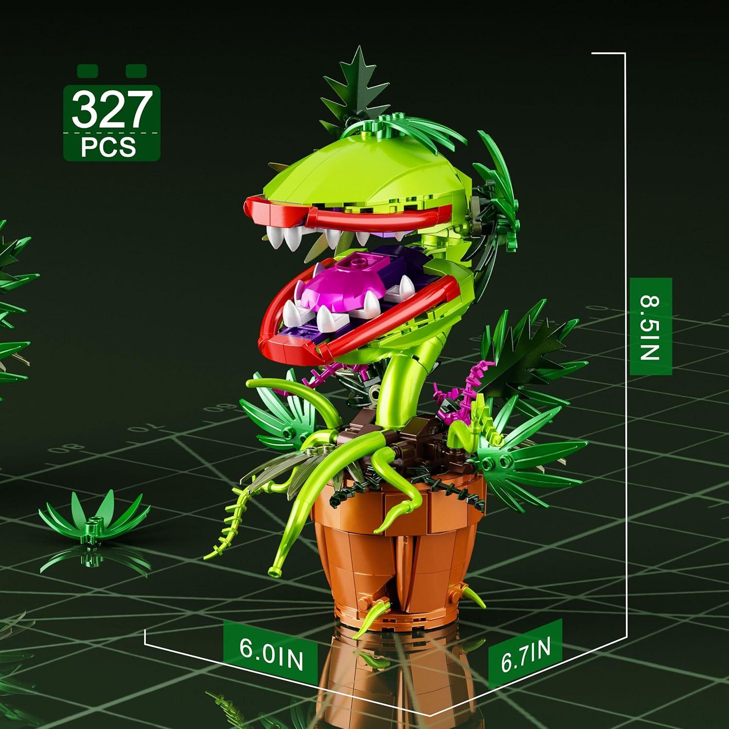 Bloques de Construcción Tweandar Planta Piraña 327 Piezas