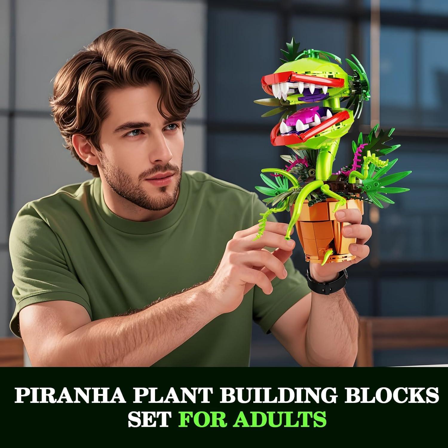 Bloques de Construcción Tweandar Planta Piraña 327 Piezas