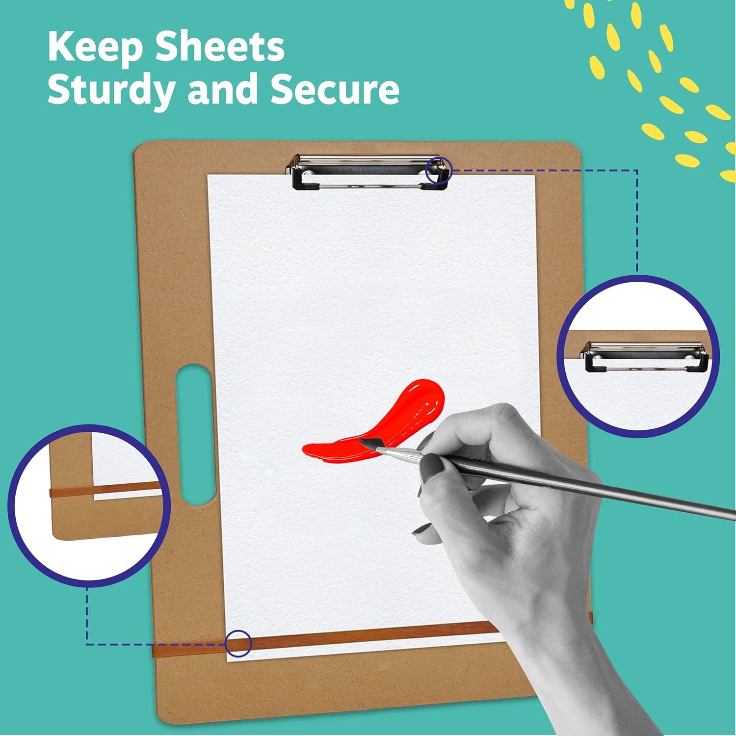 Tablero de Dibujo Artlicious 33x43 cm con Clip y Mango