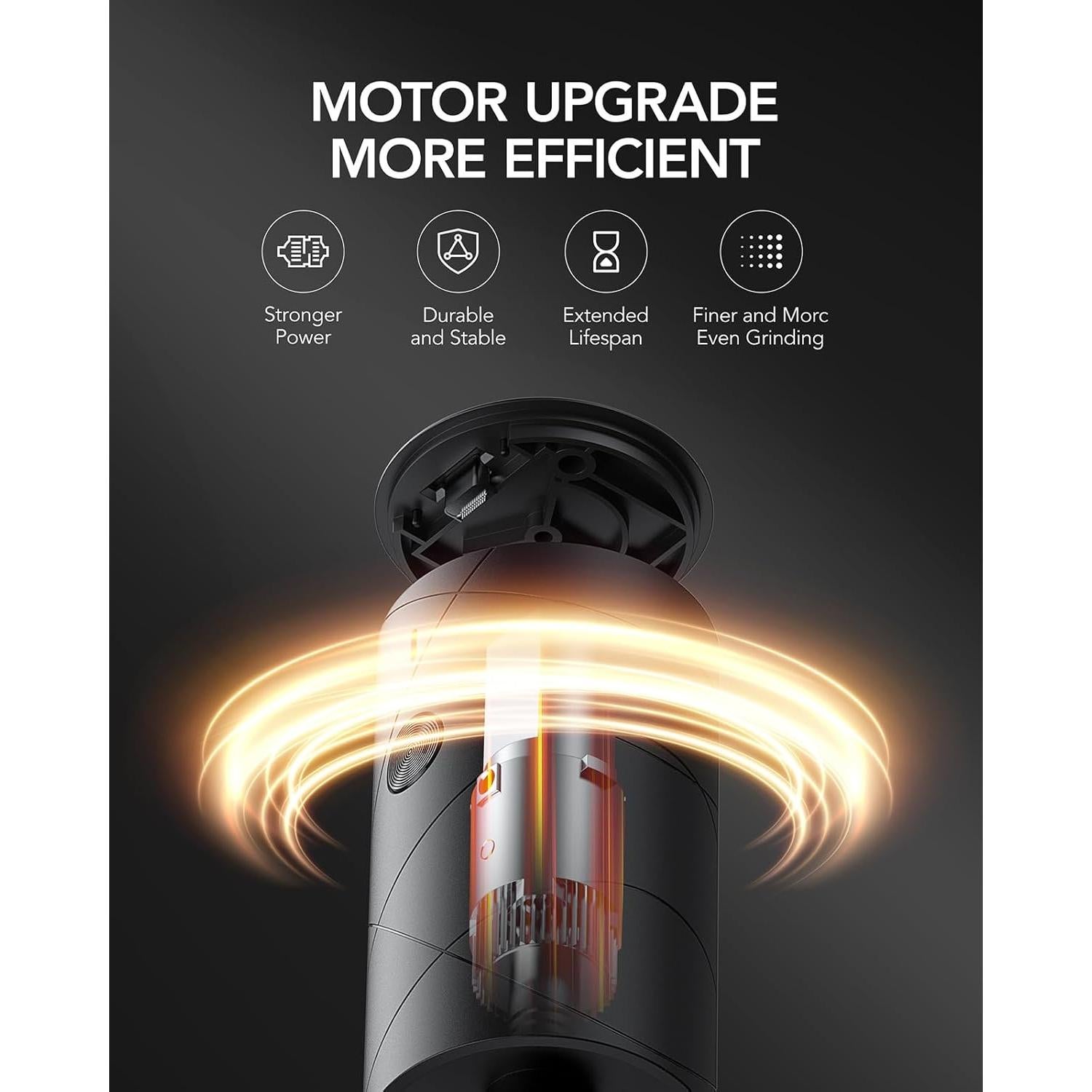 Molinillos Eléctricos de Sal y Pimienta FORLIM, Recargables USB, 2 Pzs