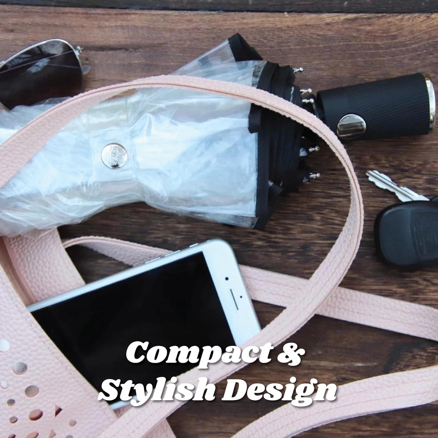 Paraguas Plegable Totes Automático Claro 106 cm Unisex