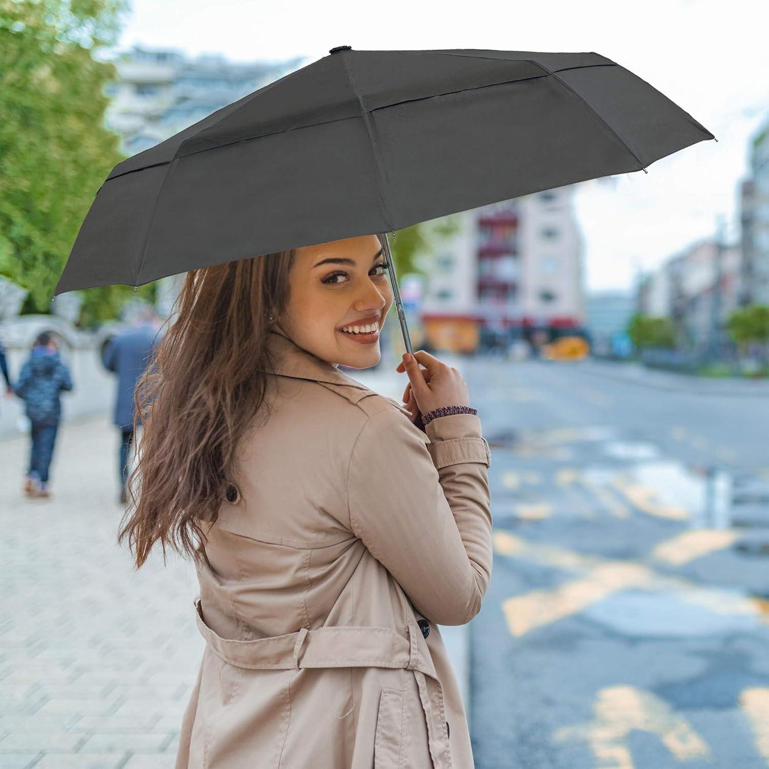 Paraguas Automático RainPlus - Compacto y Resistente al Viento