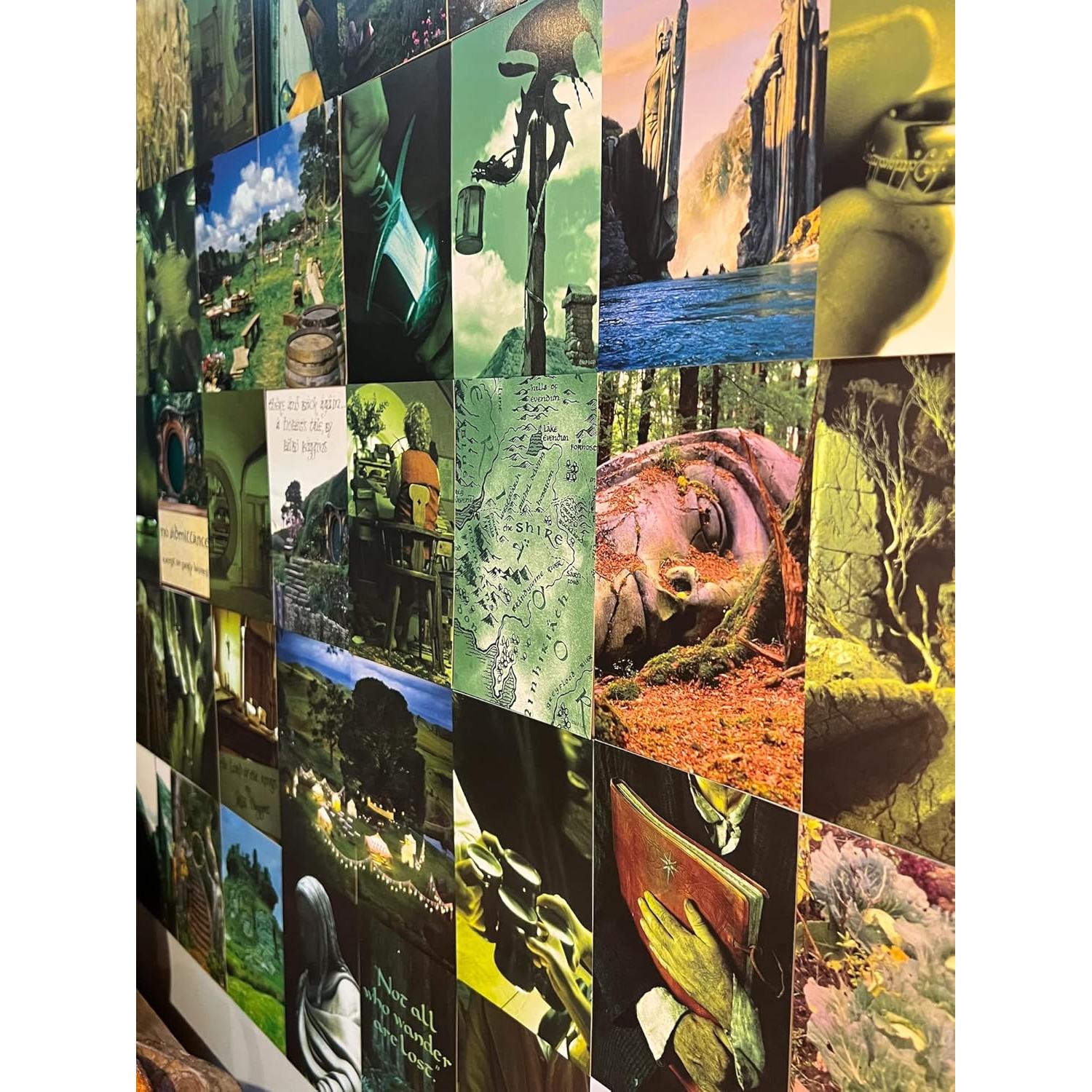 Set de 50 Impresiones de Arte LOTR Con*Quest 15x10 cm