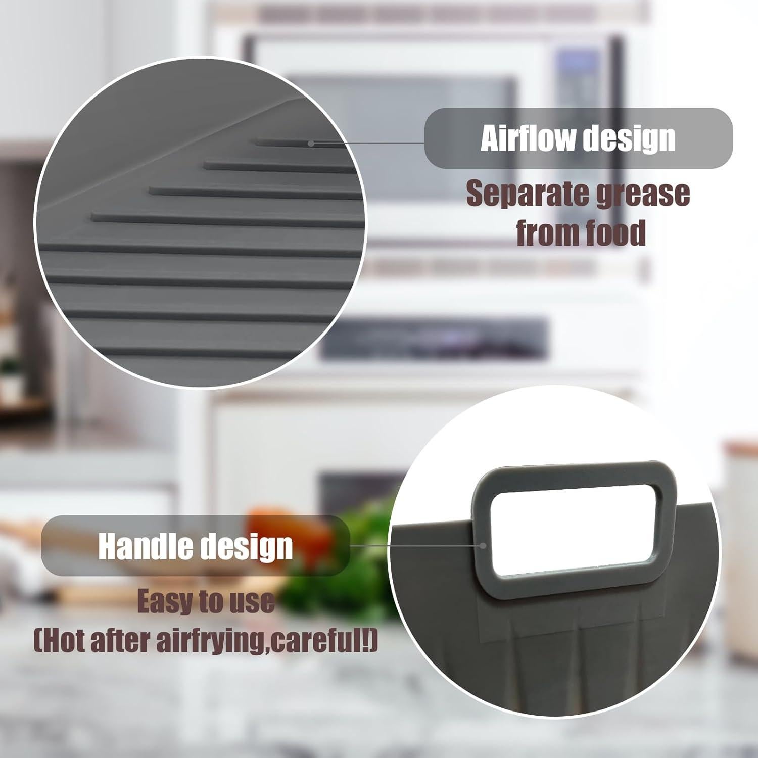 Forros de Silicona Rectangulares 2 Pcs Golden Associate 21.6x14 cm