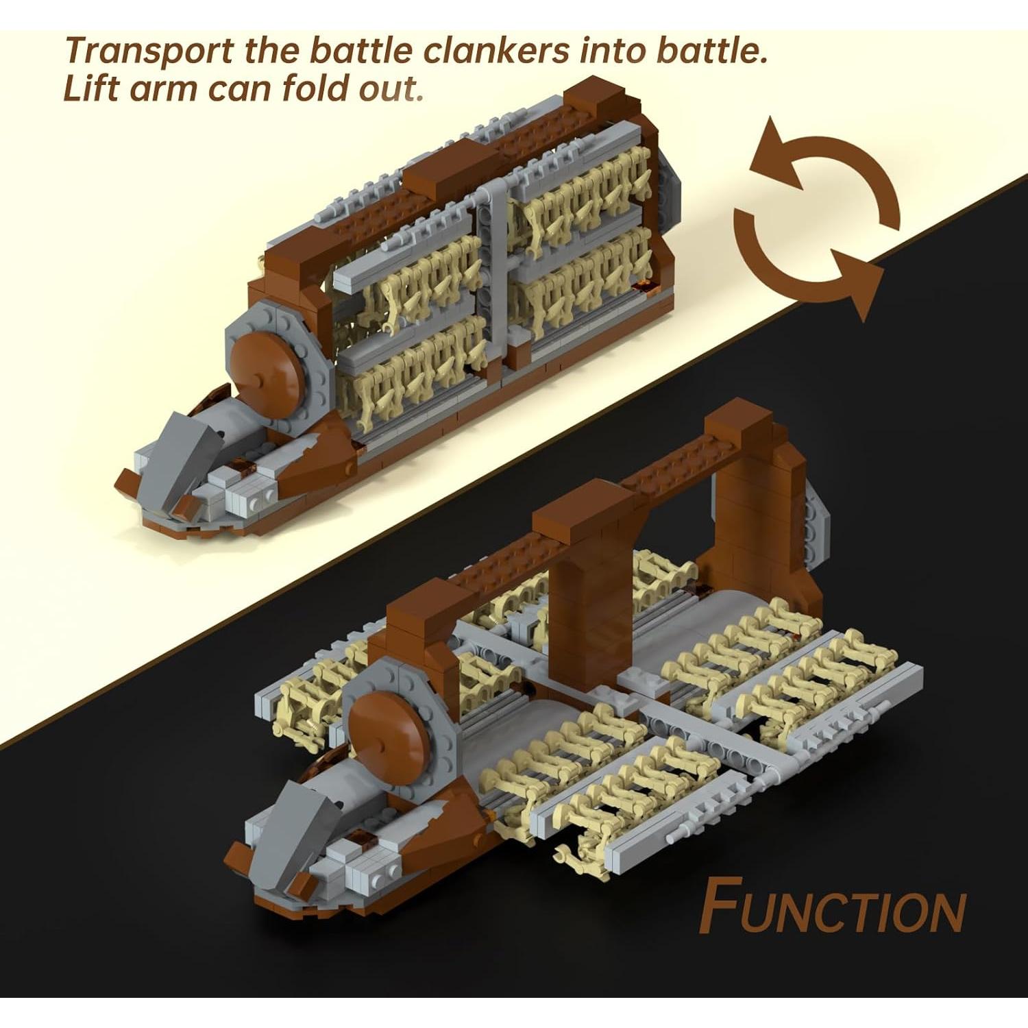 Kit de Construcción Transportador de Tropas BuildingBoat 32 Piezas