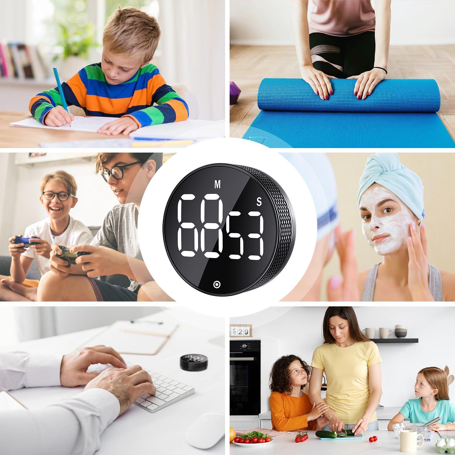 Temporizador de Cocina BlueSnail BS-8124 Digital LED 3"