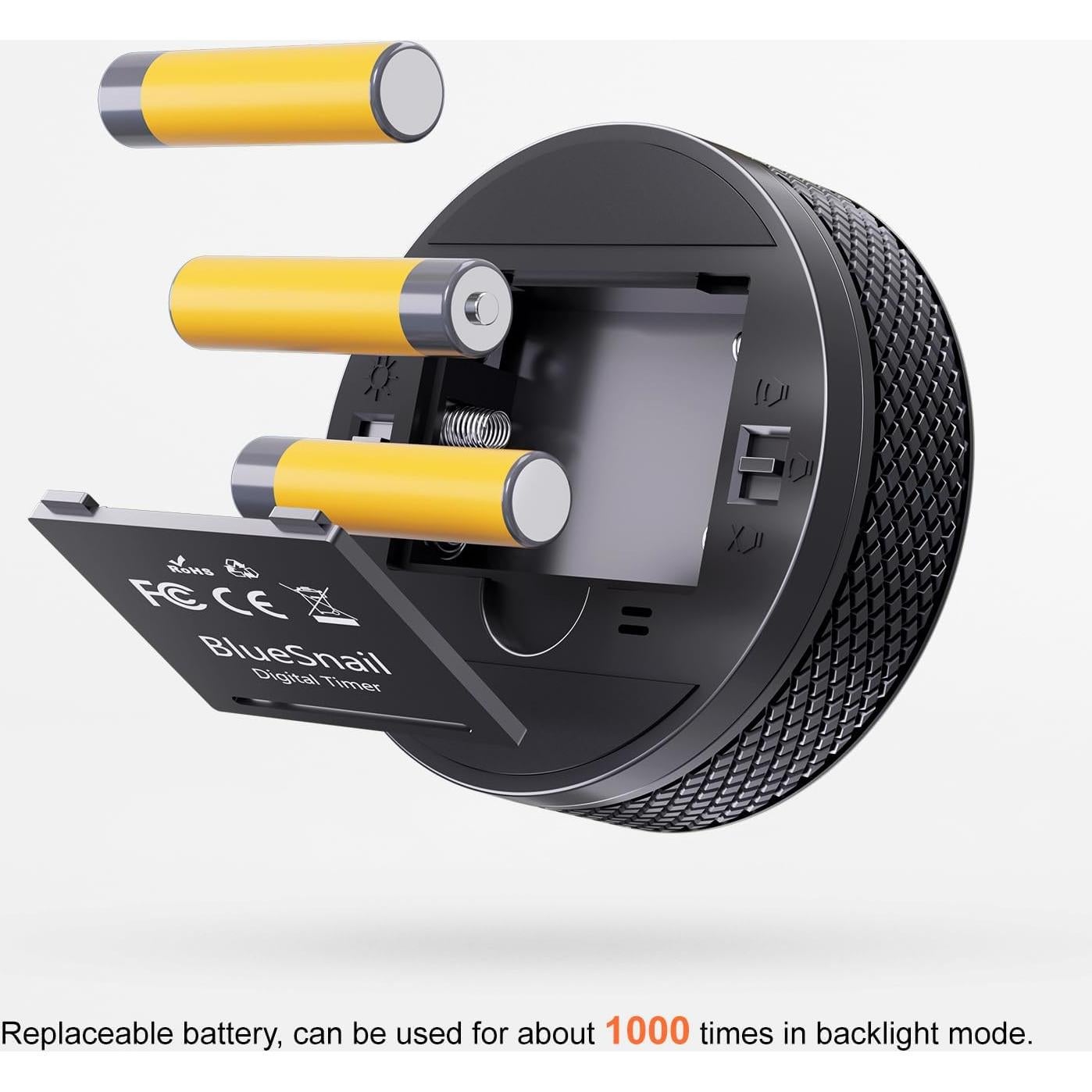 Temporizador de Cocina BlueSnail BS-8124 Digital LED 3"