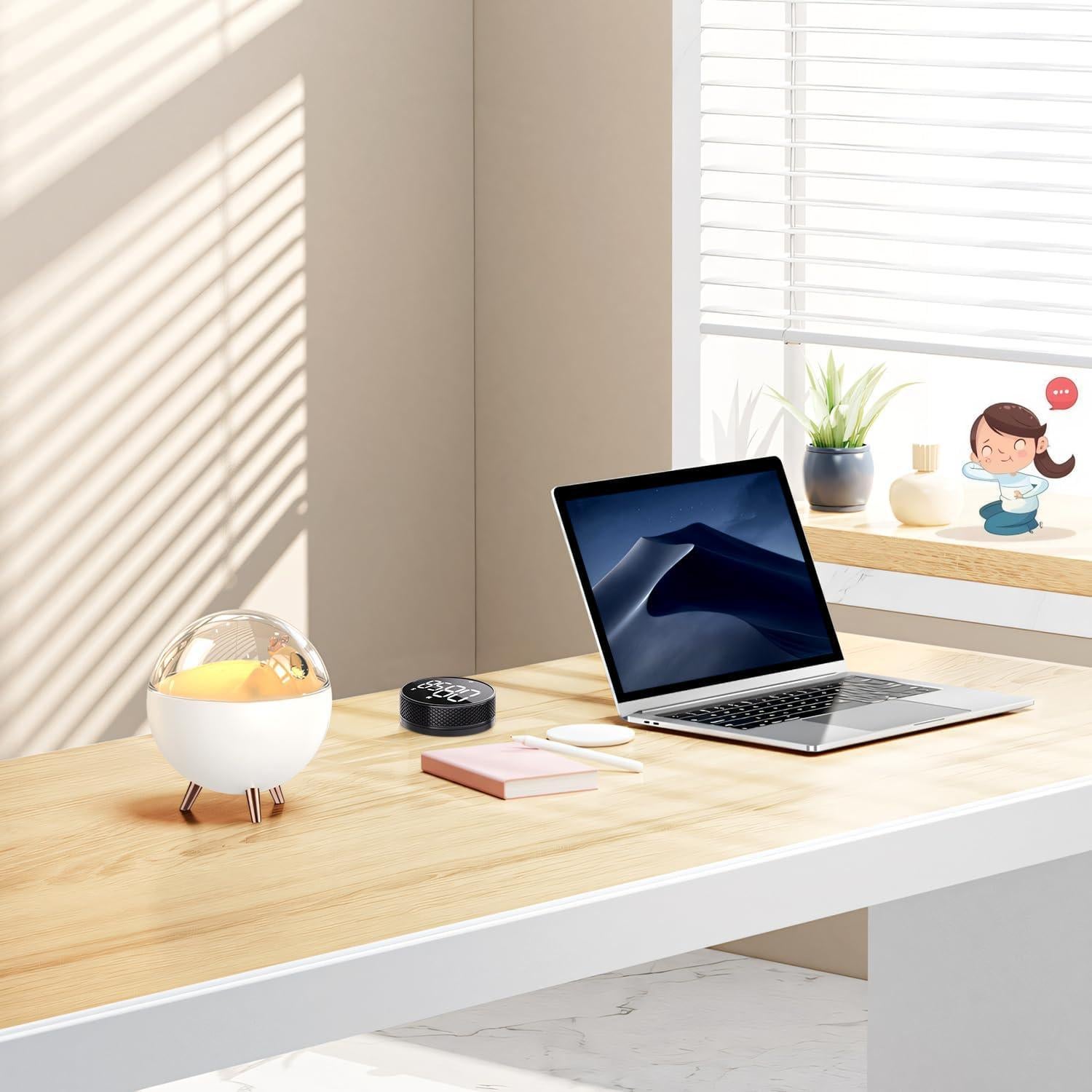 Temporizador de Cocina BlueSnail BS-8124 Digital LED 3"