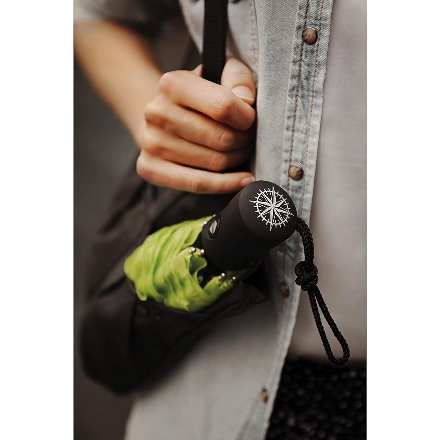 Paraguas Lewis N. Clark Automático Verde Azulado 96,5 cm