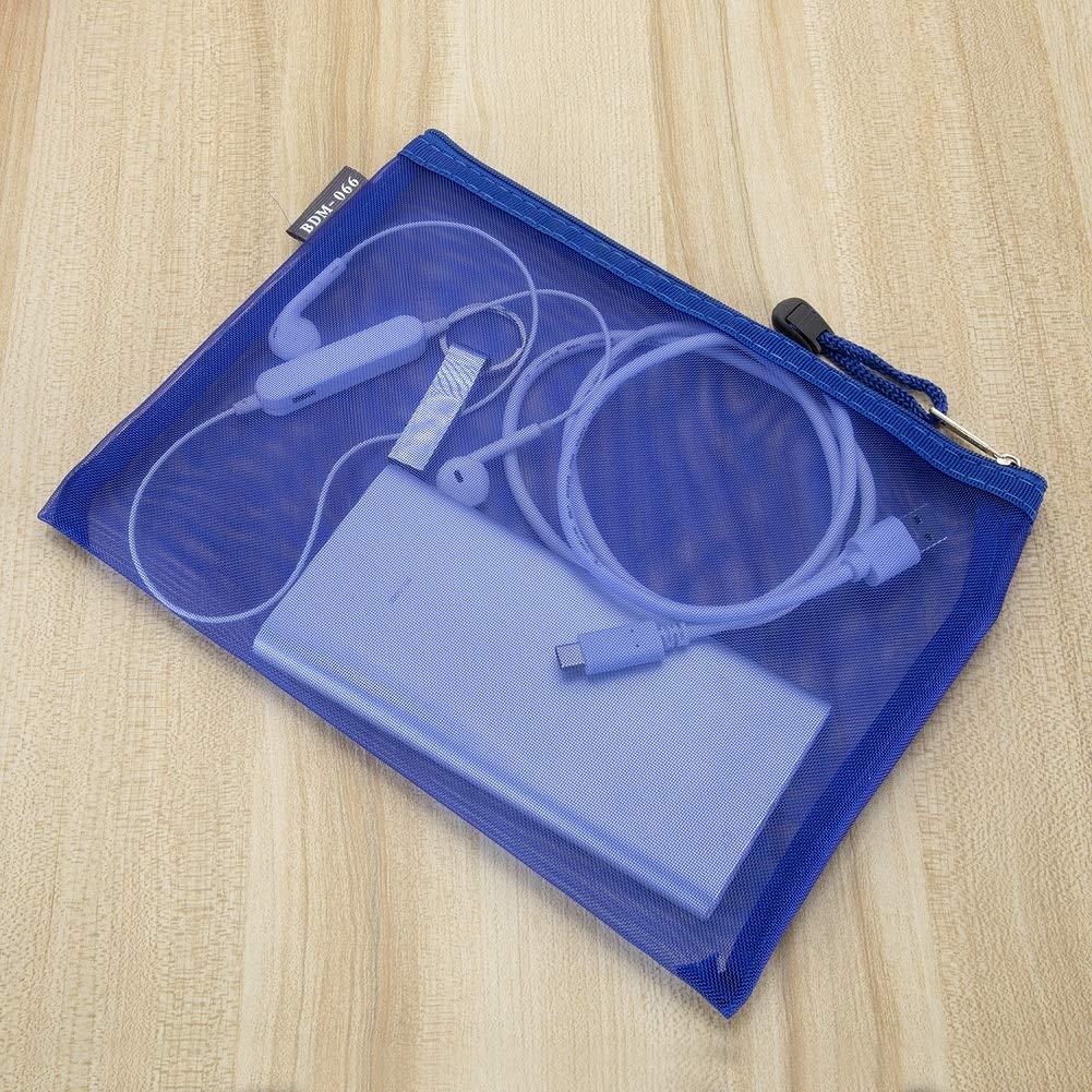 HRX Paquete 6 Bolsas Cosméticas Malla Nylon A5 Organizador