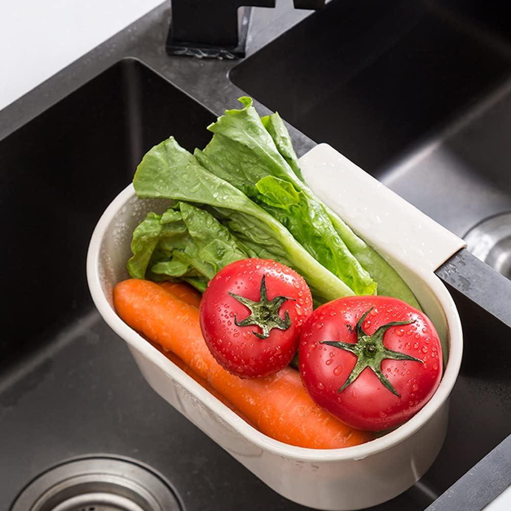 Canasta de desagüe para fregadero tchrules beige 24.2x16.6 cm