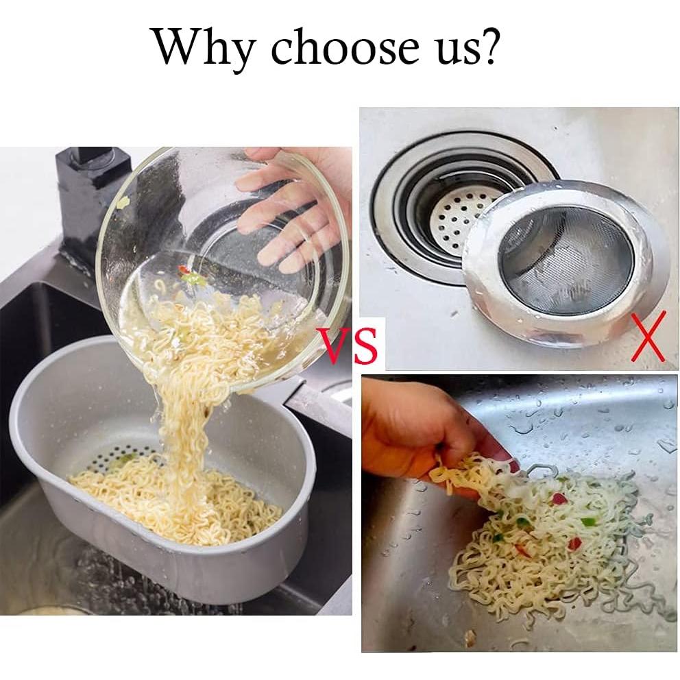 Canasta de desagüe para fregadero tchrules beige 24.2x16.6 cm