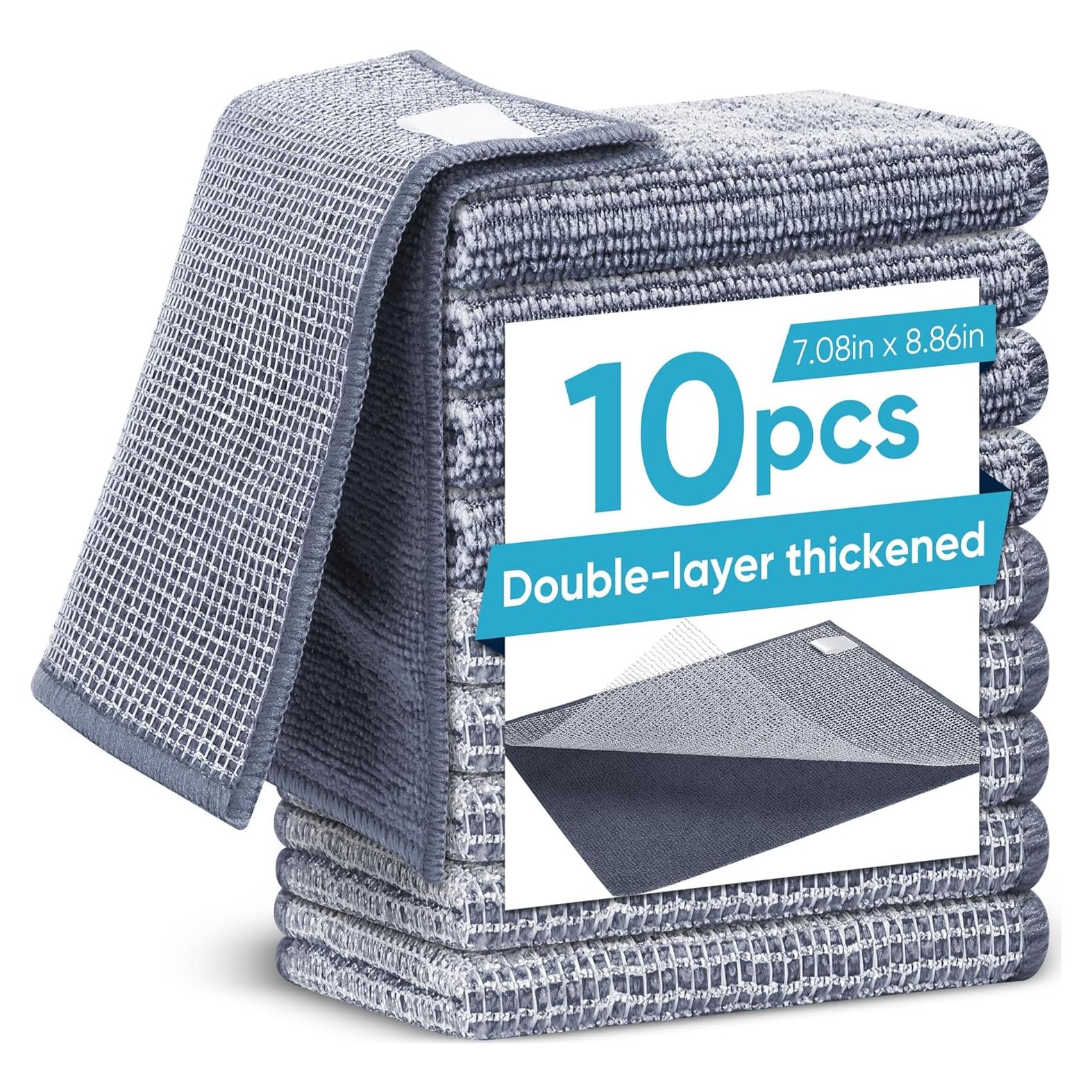 10 Paños de Alambre No Rayante Forggon 2 Capas 18x22.5 cm