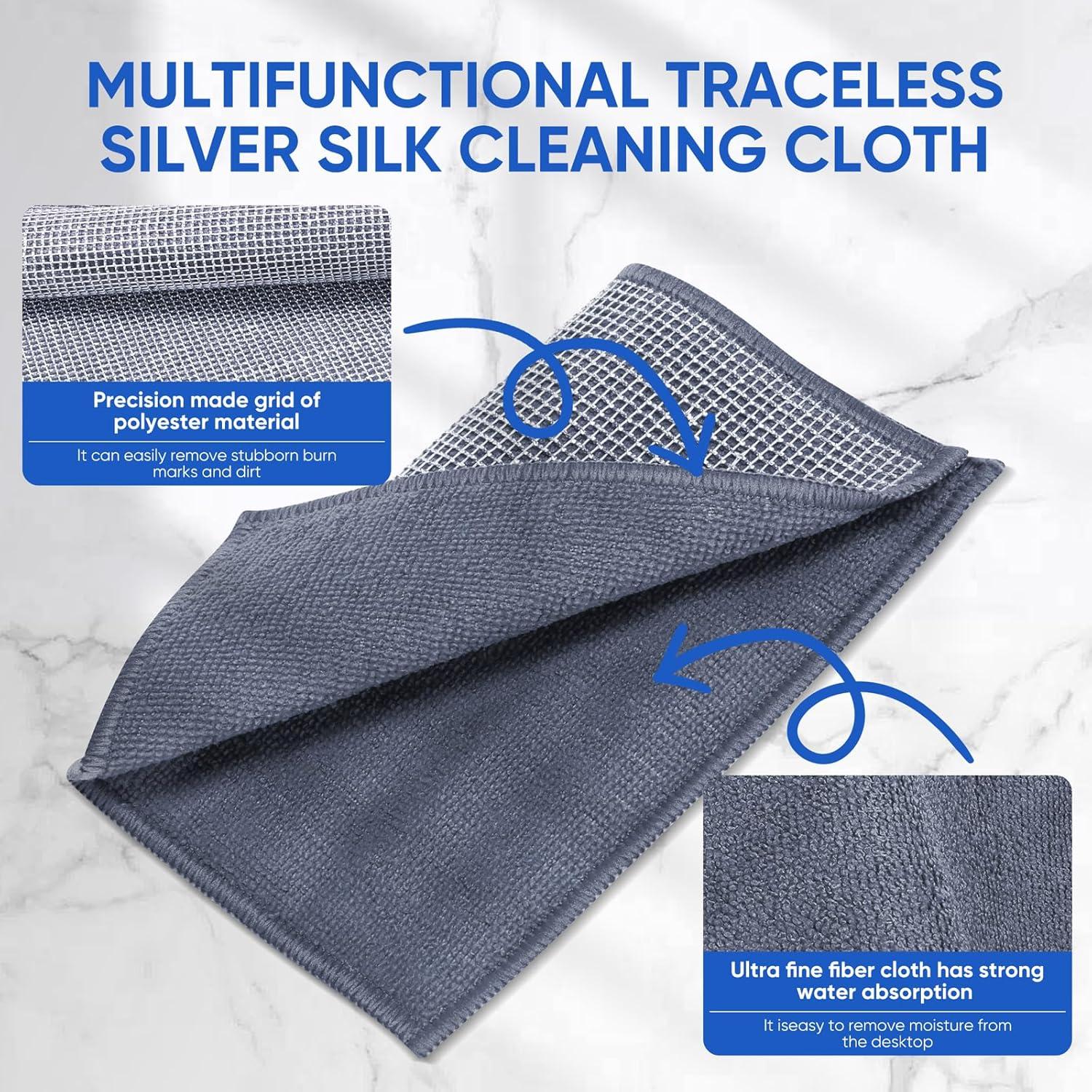 10 Paños de Alambre No Rayante Forggon 2 Capas 18x22.5 cm