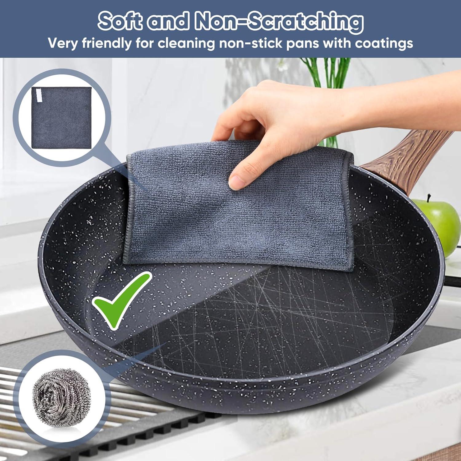 10 Paños de Alambre No Rayante Forggon 2 Capas 18x22.5 cm