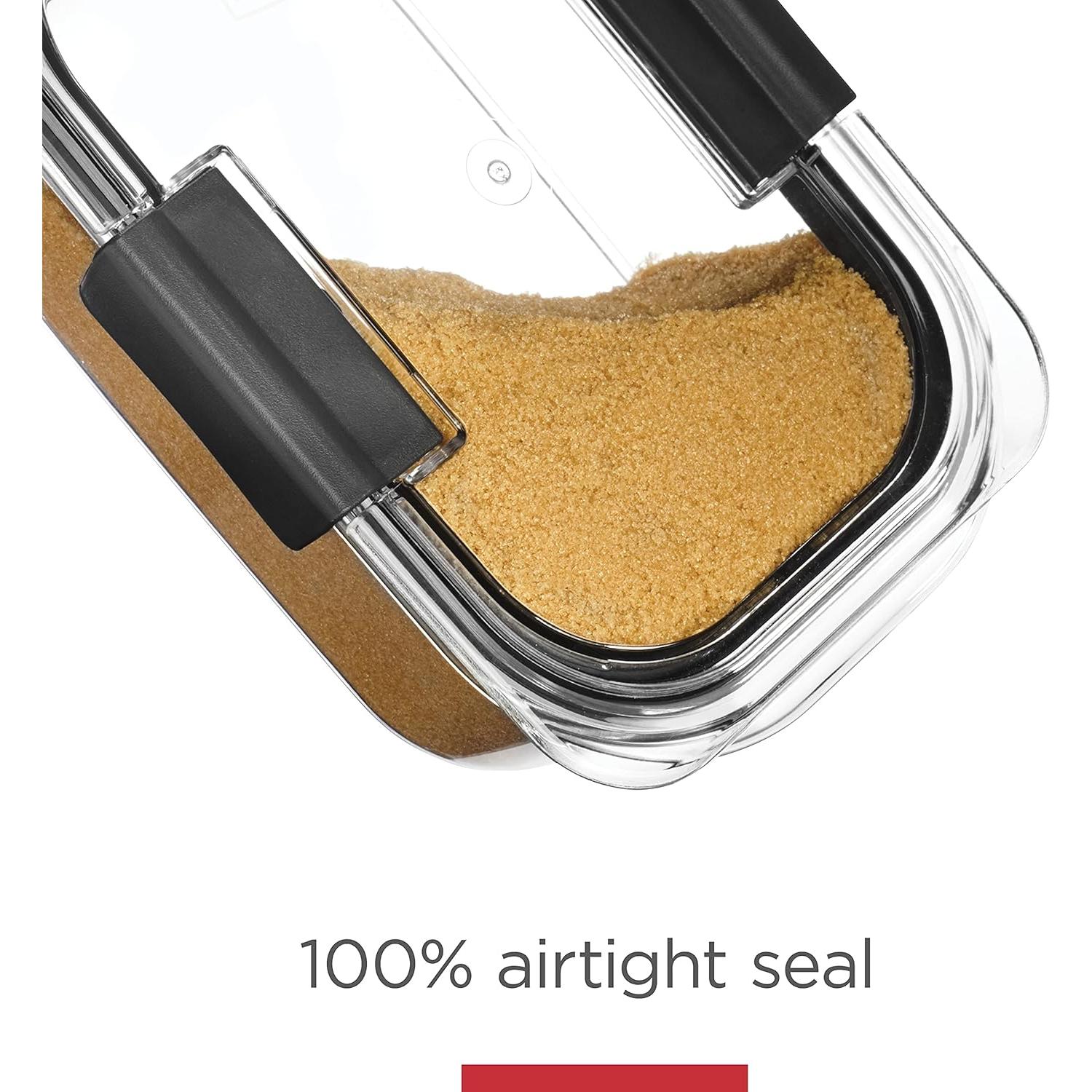 Conjunto de Almacenamiento Rubbermaid Brilliance 6 Piezas