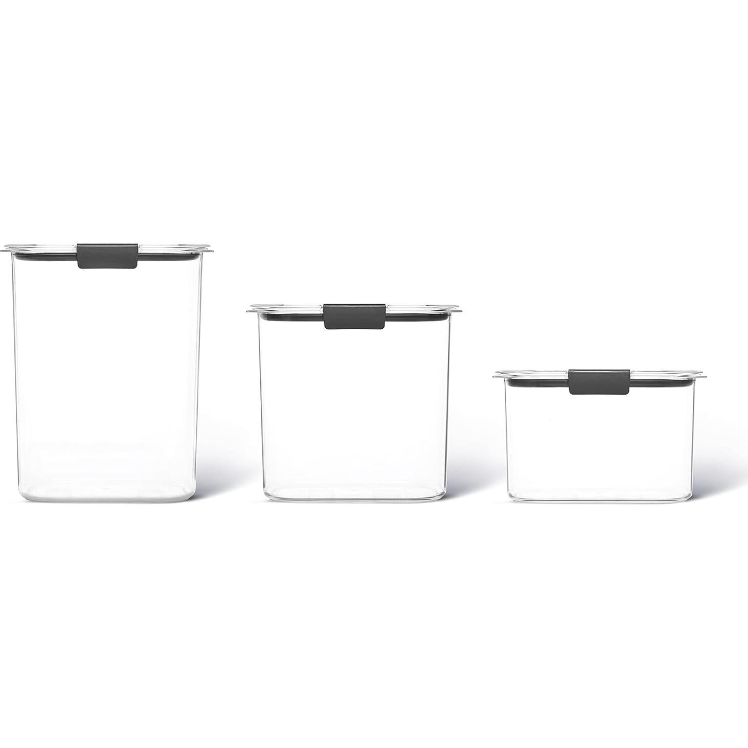 Conjunto de Almacenamiento Rubbermaid Brilliance 6 Piezas