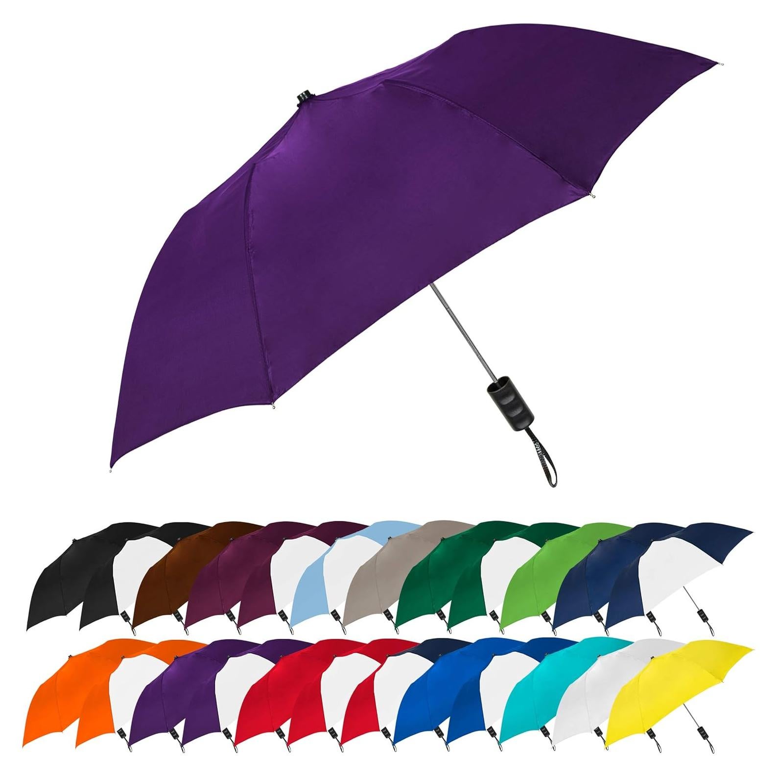 Paraguas Automático STROMBERGBRAND Morado 106 cm Compacto