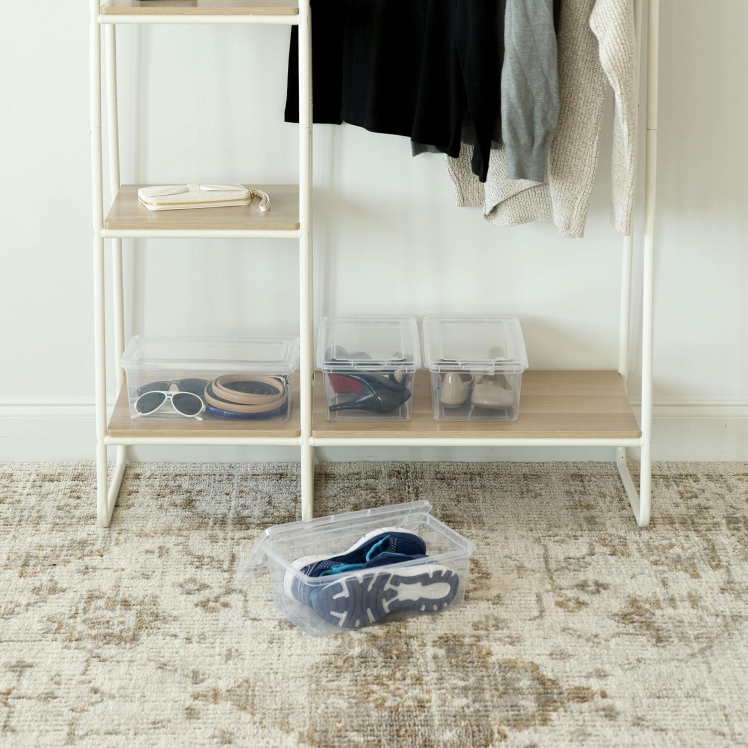 Cajas de Almacenamiento IRIS USA 20-Pack 6 Qt Transparentes