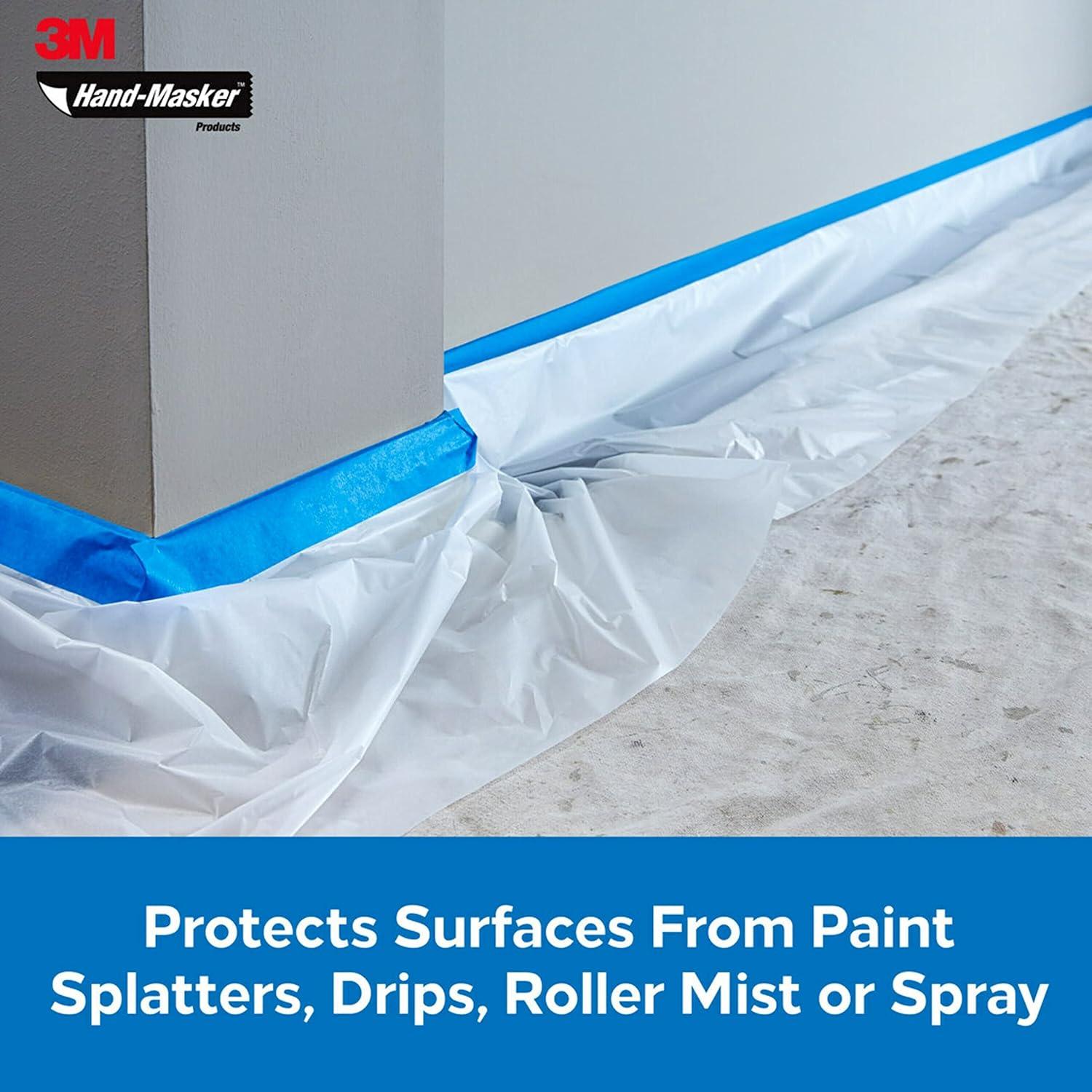 Película Plástica 3M Hand-Masker 121.92 cm x 54.86 m para Pintura
