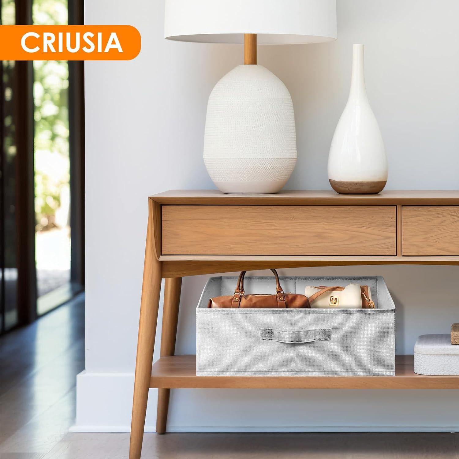 Organizadores de Closet Extra Grande Criusia 4 Paquete Gris