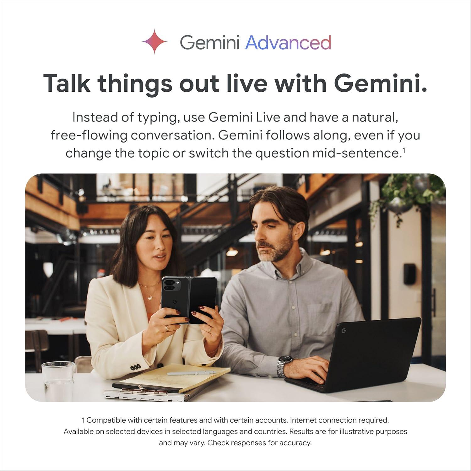 Google Pixel 9 Pro Fold - Teléfono Plegable 256GB Obsidiana